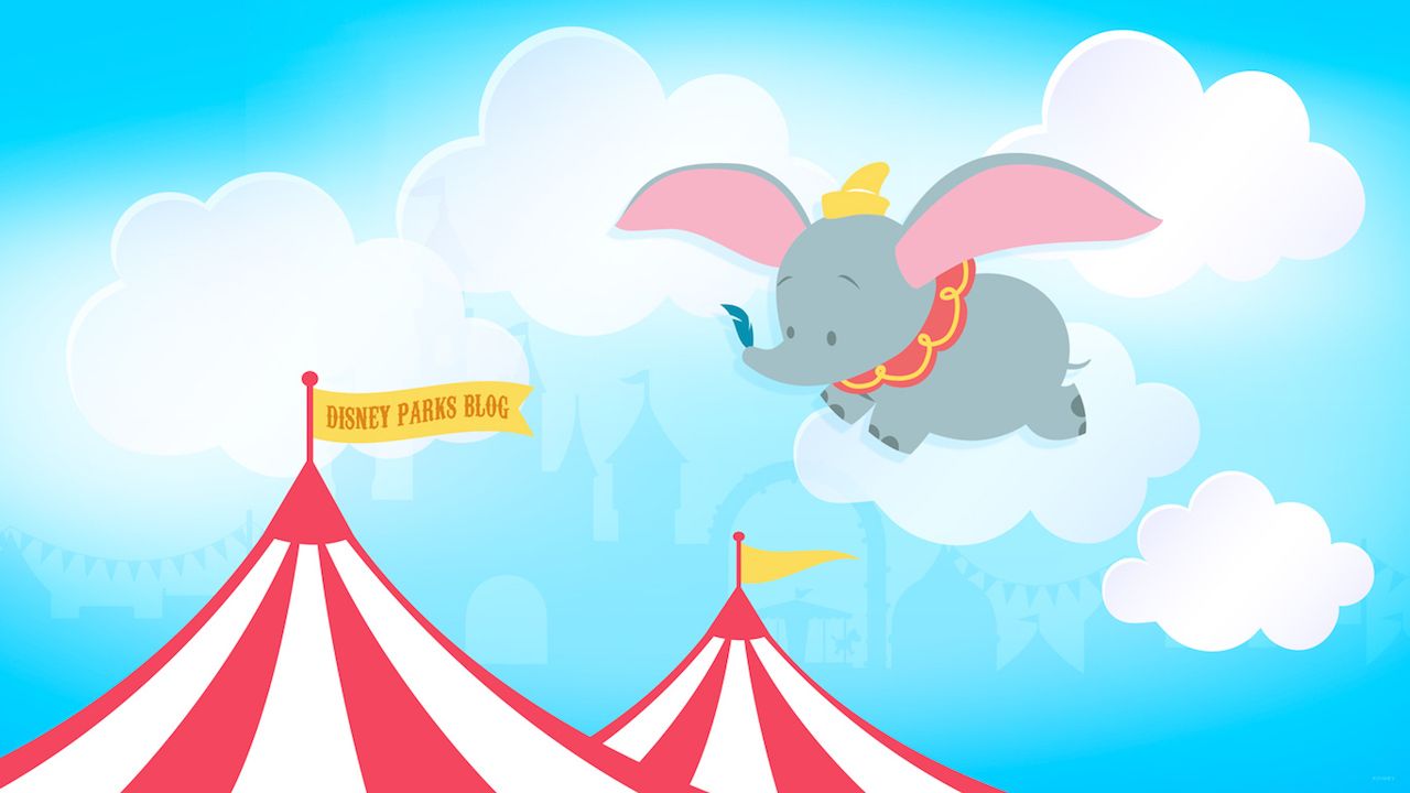 Fondo de pantalla del 45 aniversario: Dumbo, el elefante volador | Parques Disney