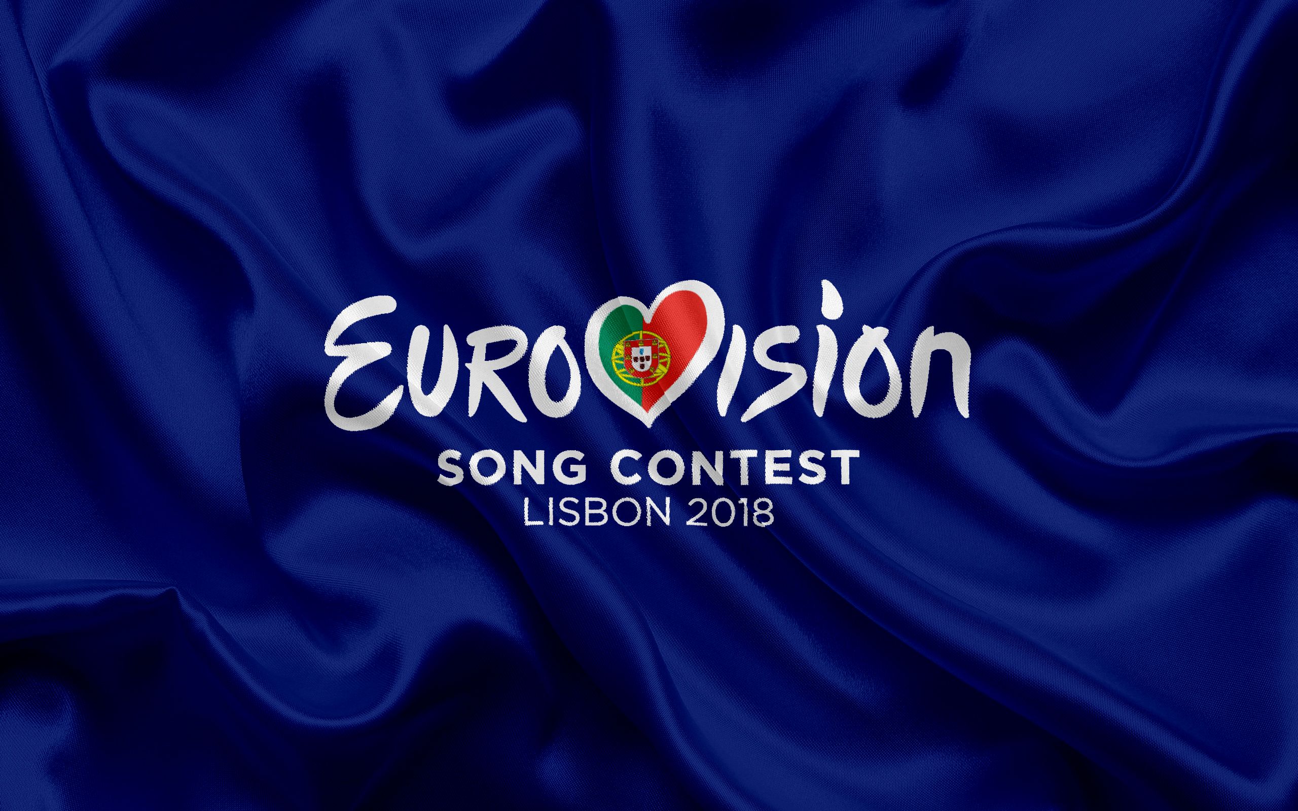 Descargar fondos de pantalla Eurovision Song Contest 2018, logo, emblema