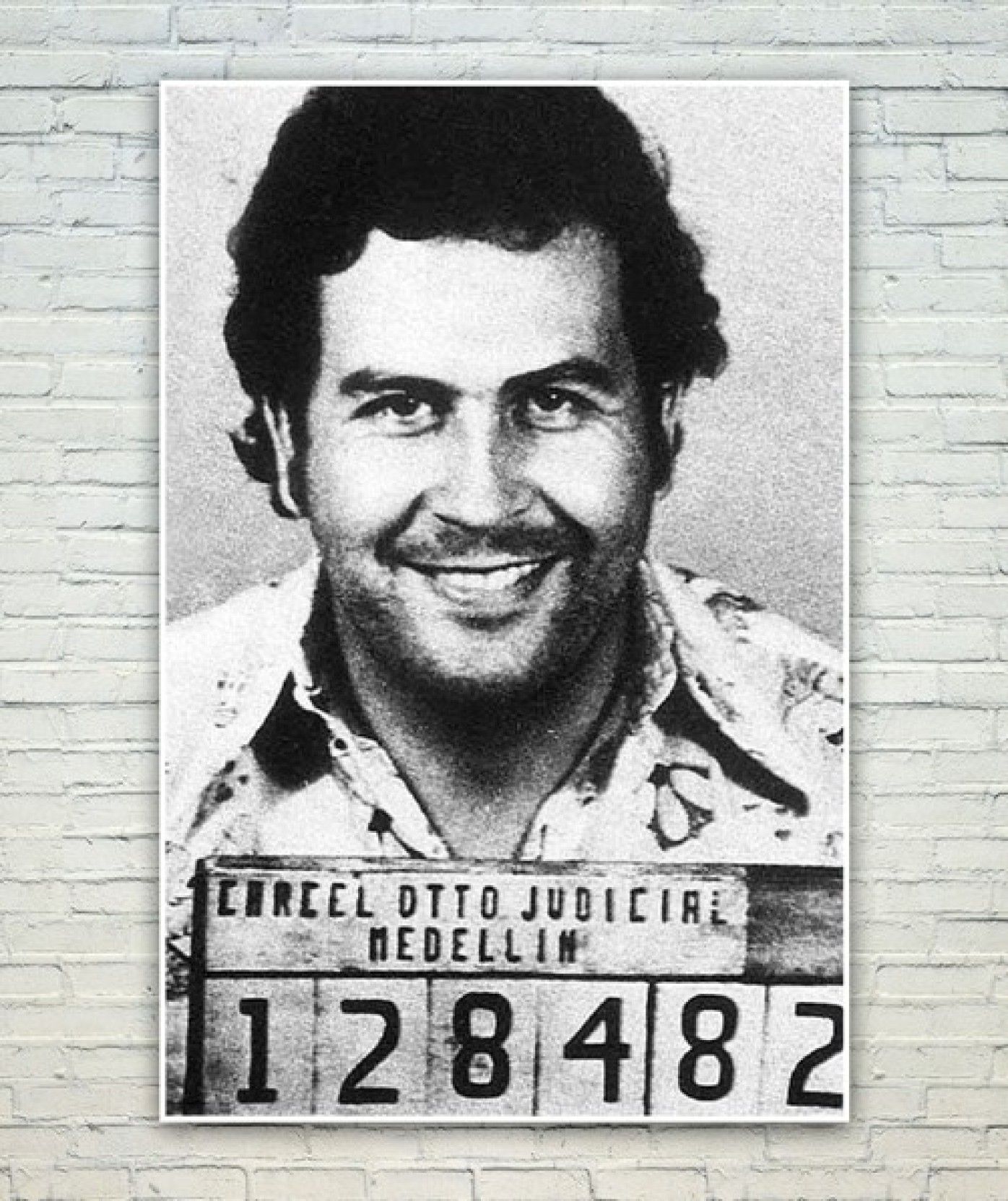 Posterkart Narcos Real Pablo Escobar Vintage Poster papel impresión
