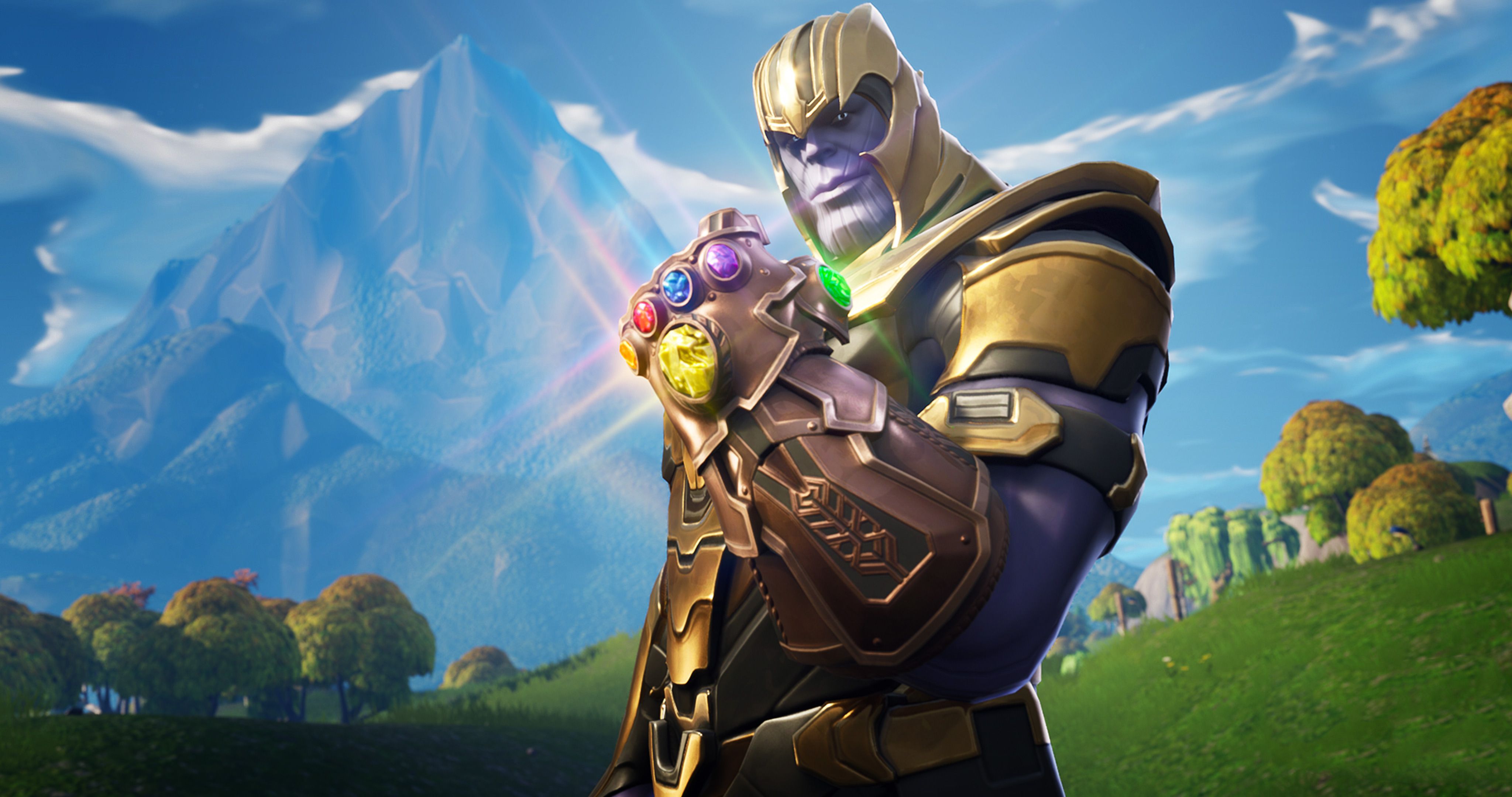 Thanos In Fortnite Battle Royale, juegos HD, fondos de pantalla 4k, imágenes