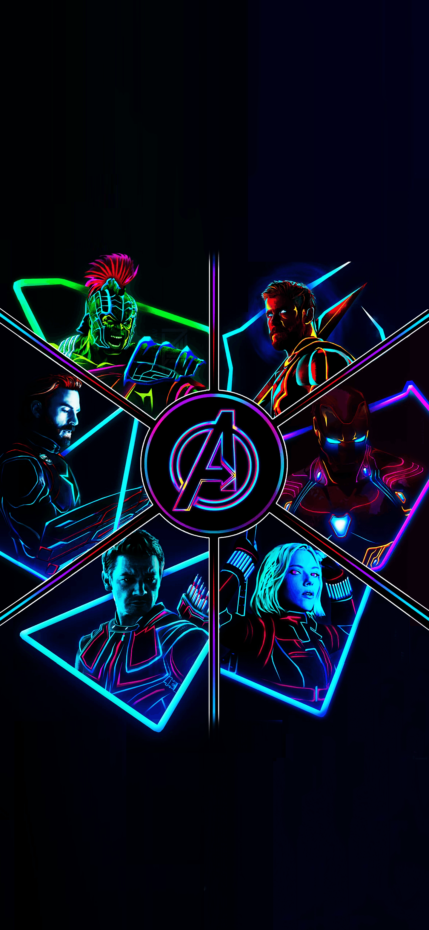 Avengers Neon Wallpapers