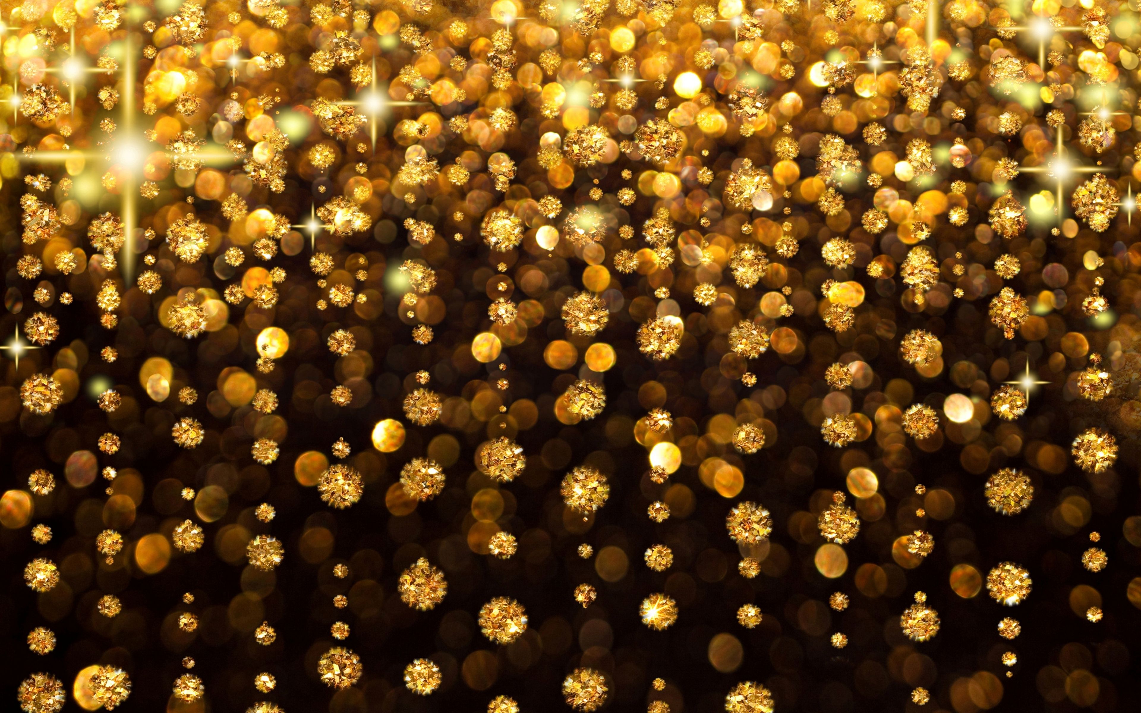 Gold Lights Wallpaper en WallpaperGet.com