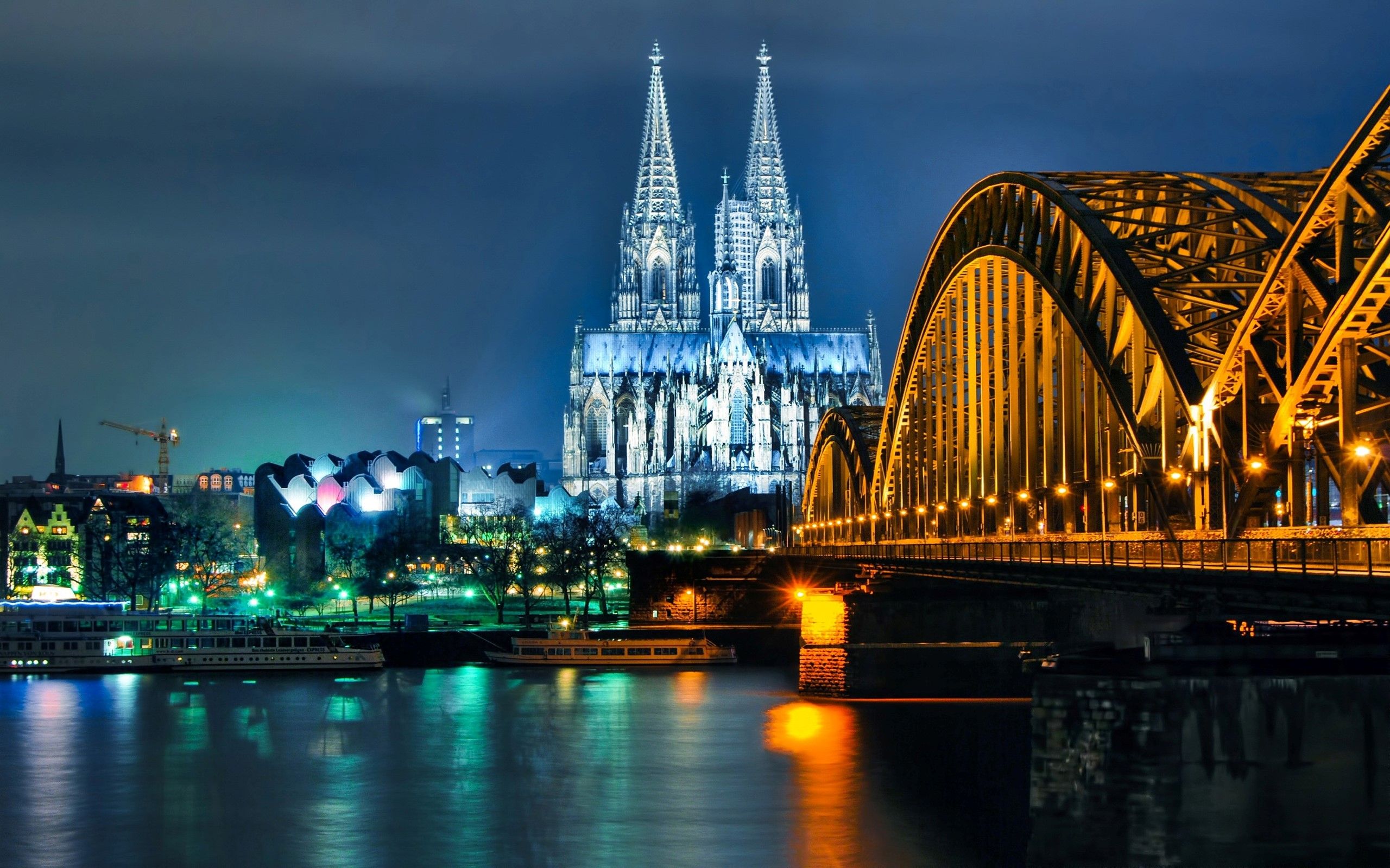 Catedral de Colonia en la ciudad de Colonia de Alemania Fondos de pantalla | HD Wallpapers