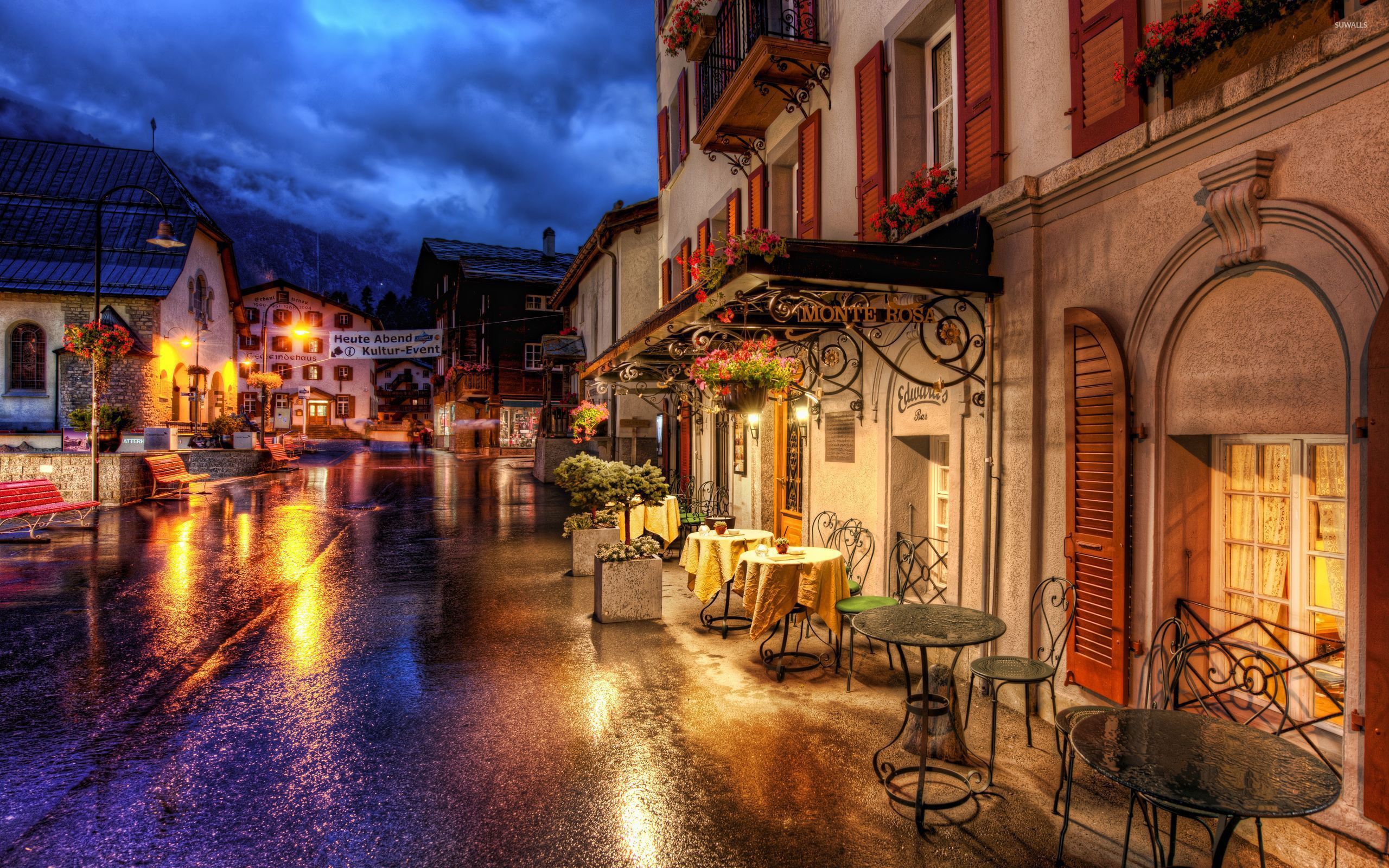 Fondo de pantalla de la calle Zermatt, Alemania - Fondos de pantalla del mundo - # 20808