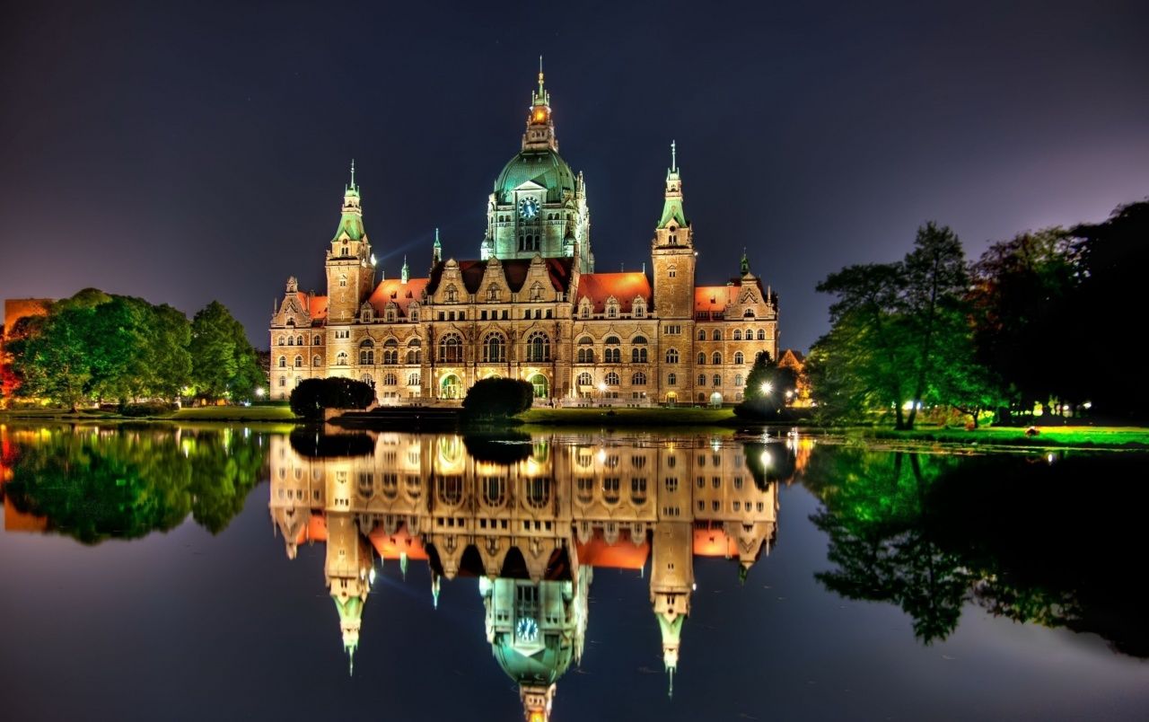 City Castle Hannover Alemania fondos de pantalla | Castillo de la ciudad de Hannover