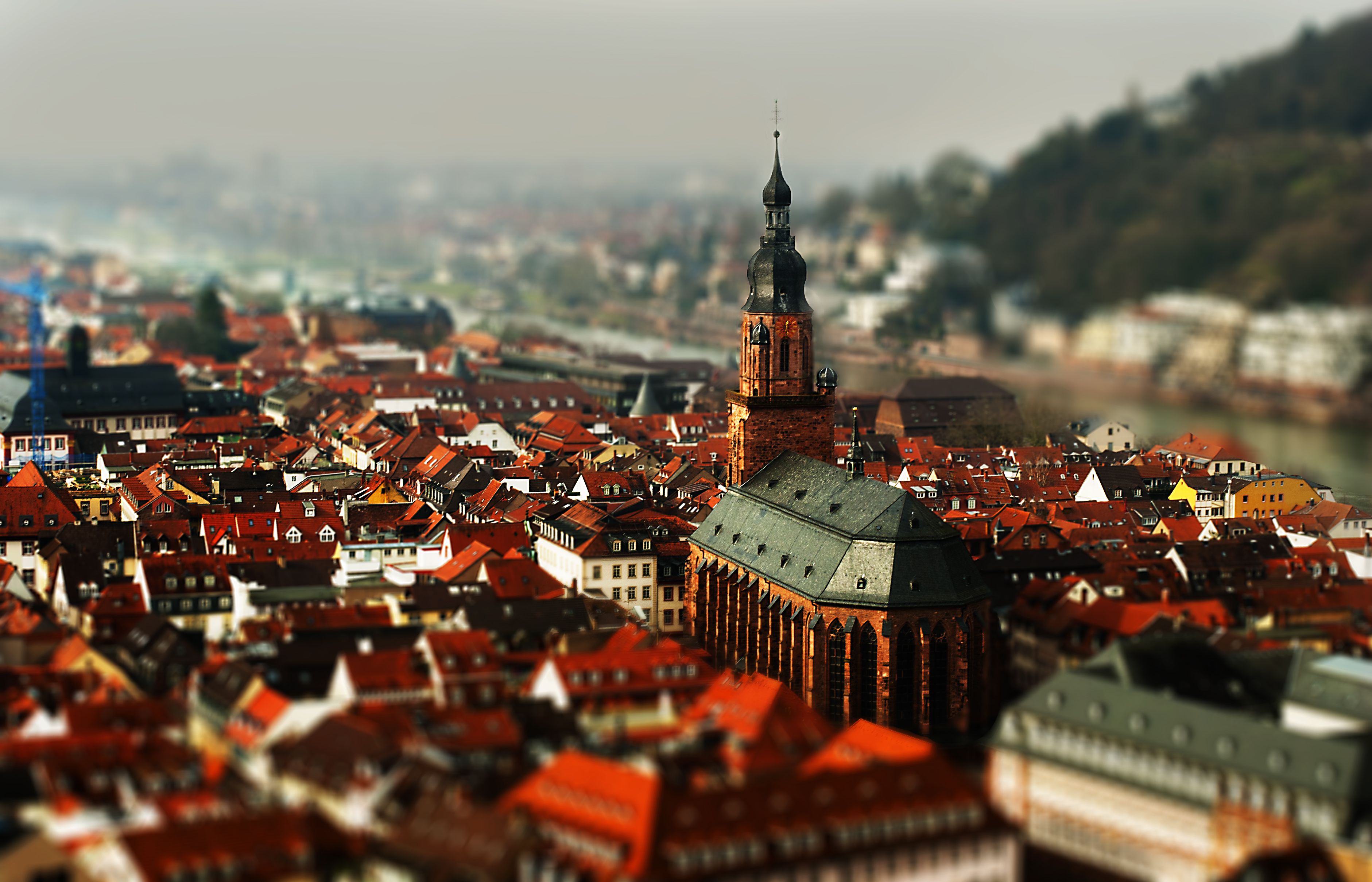 Fondos de pantalla: Alemania, miniatura, catedral, Mini, Heidelberg, inclinación