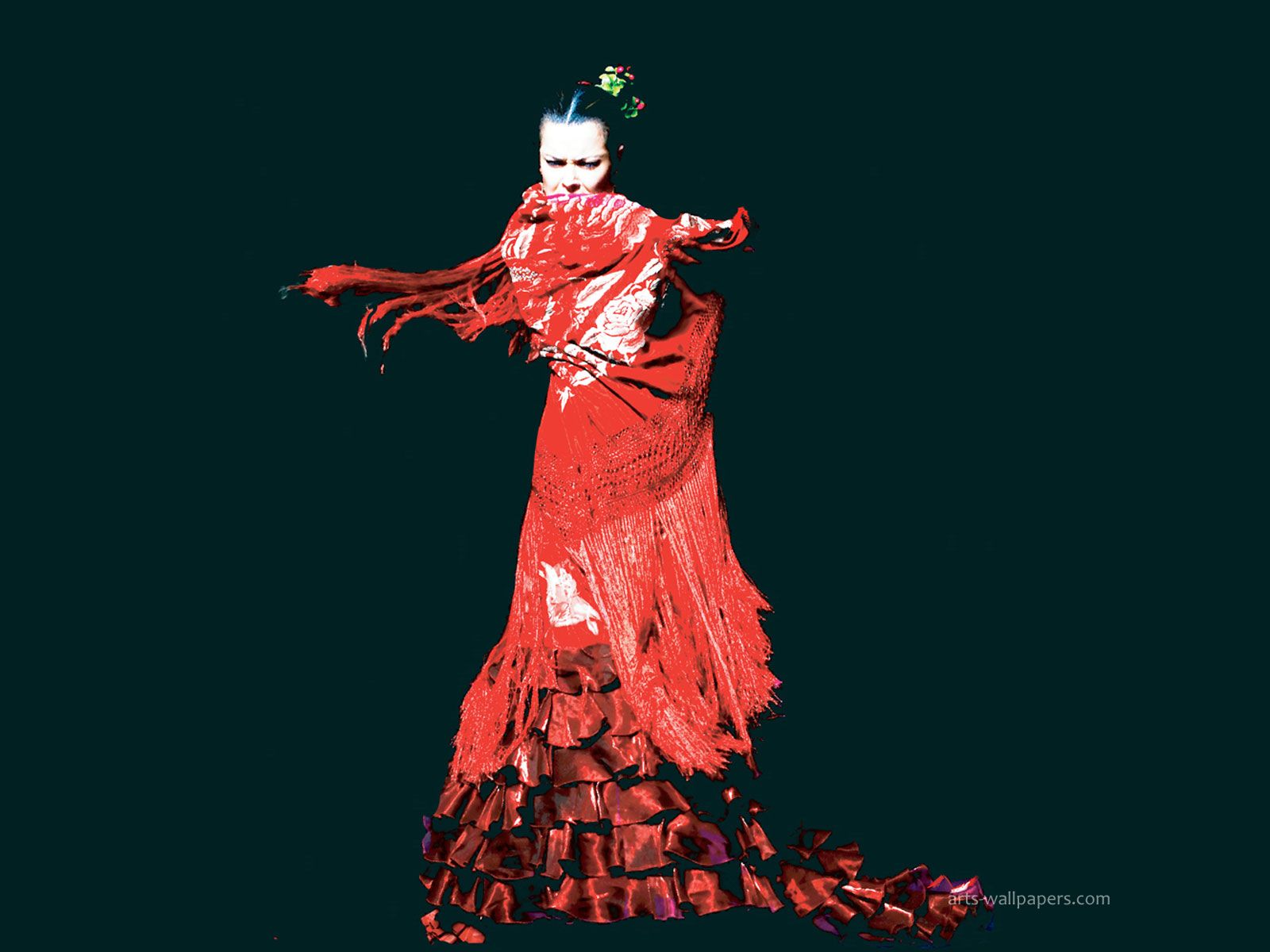 Flamenco Wallpaper, Art Print, Poster, Desktop Wallpapers