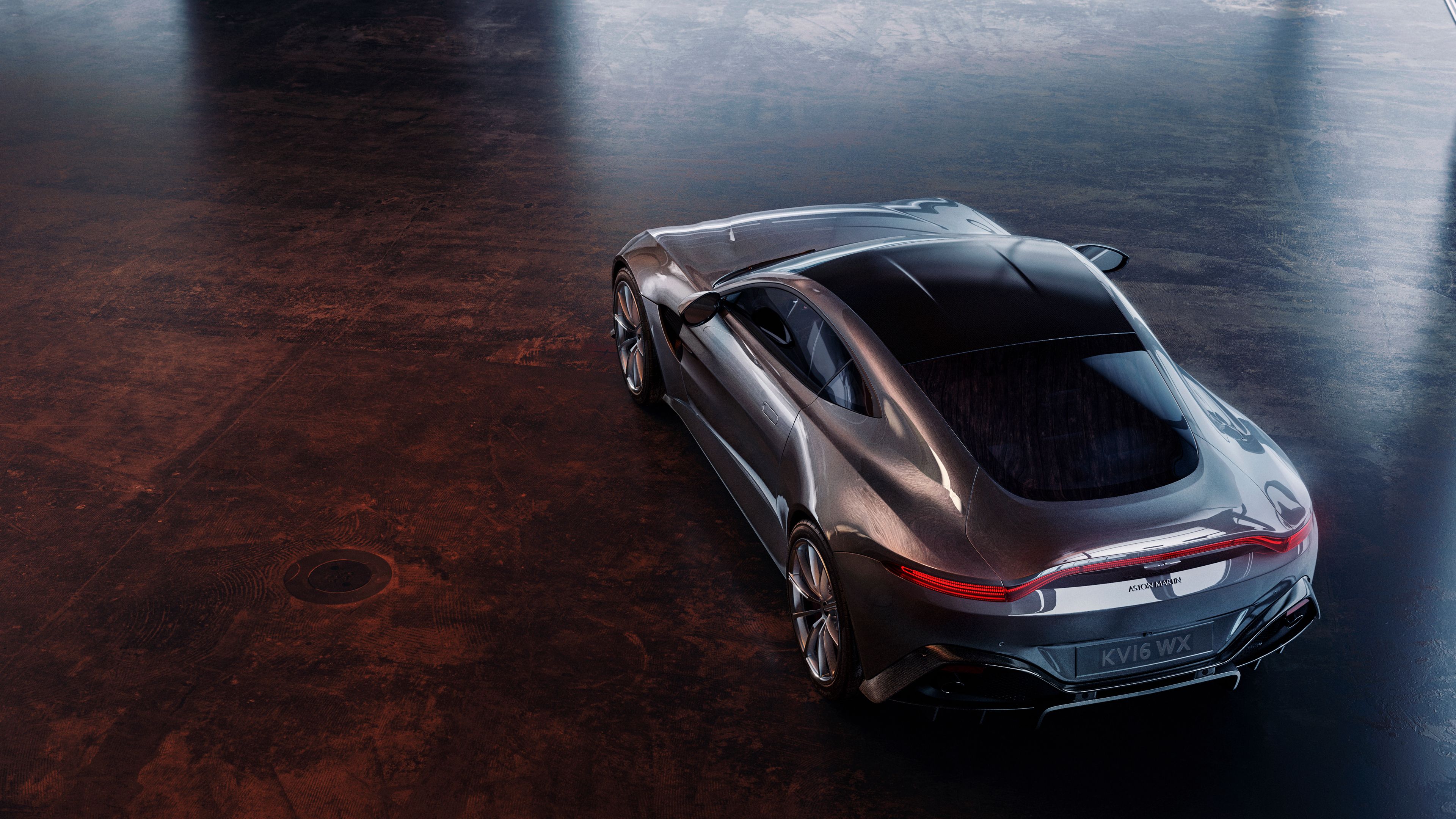 Fondos de pantalla 4k Aston Martin Vantage Upper View 2019 autos fondos de pantalla