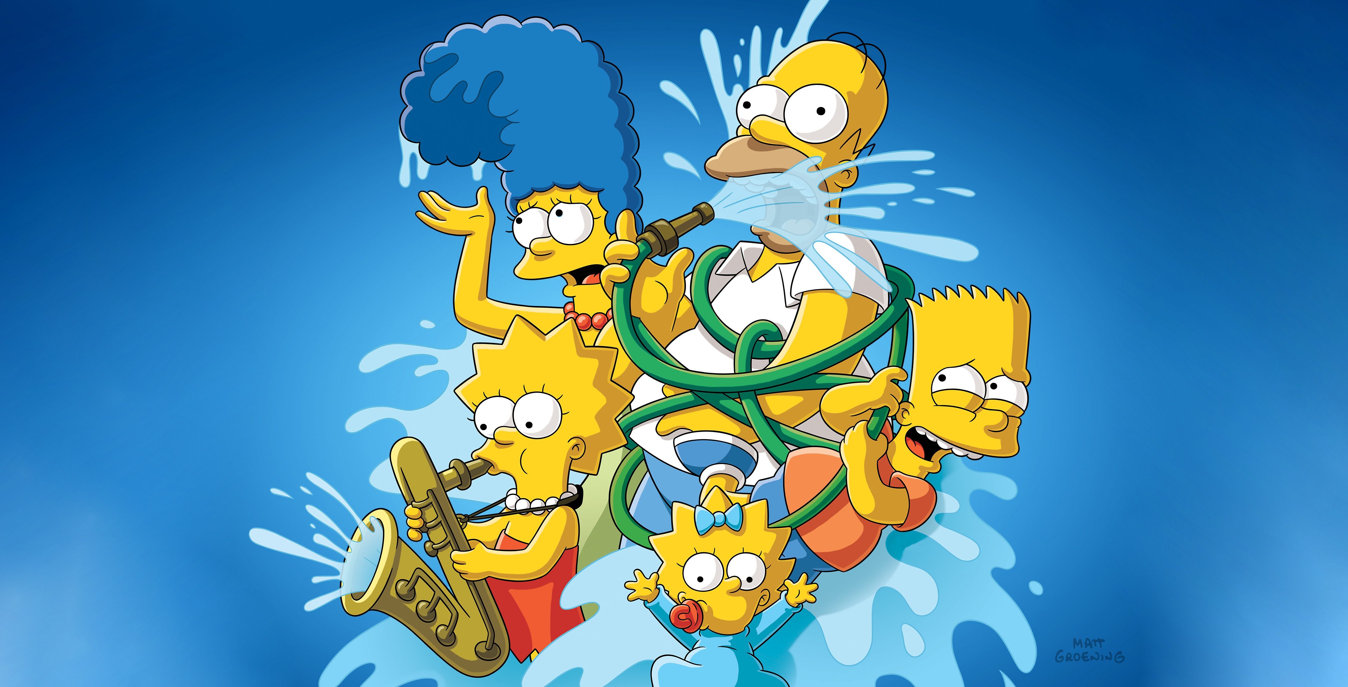 5088901 Los Simpson, Maggie Simpson, Cartoon, Homer Simpson, Lisa