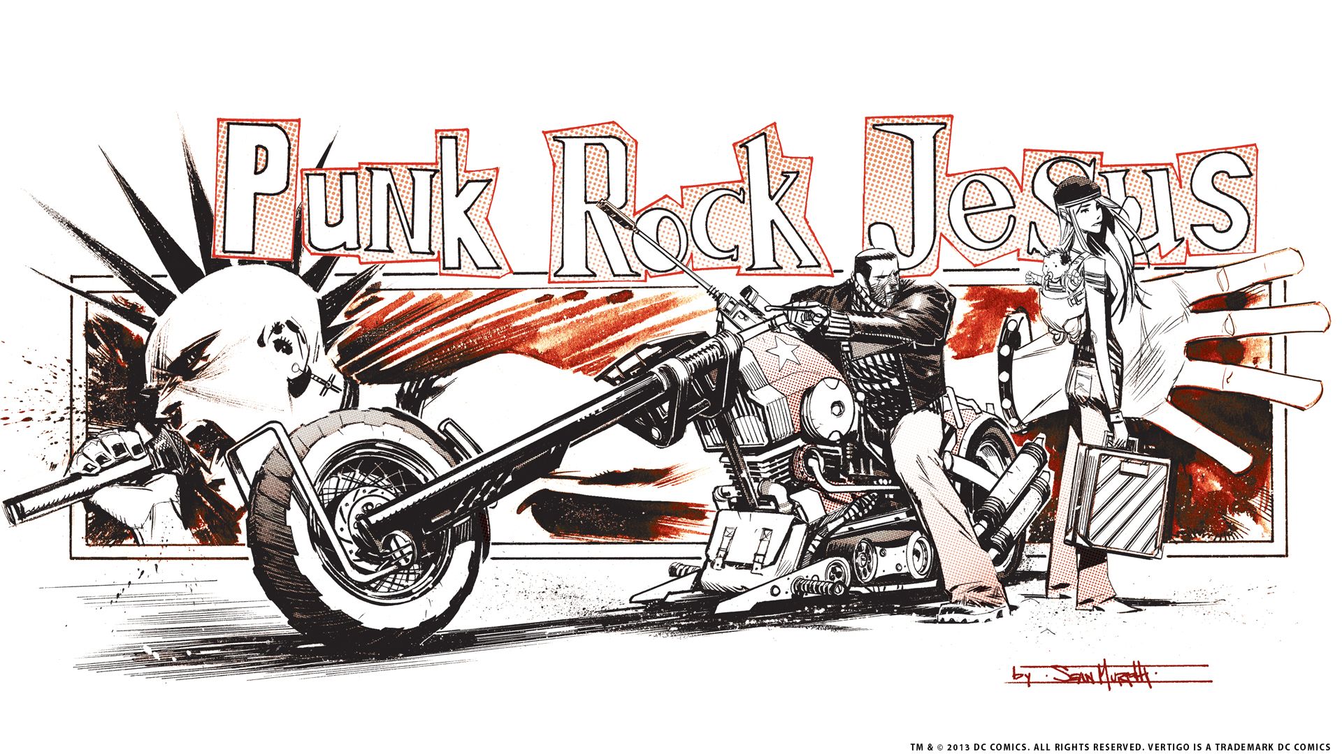 Fondo de pantalla de Punk Rock Jesus