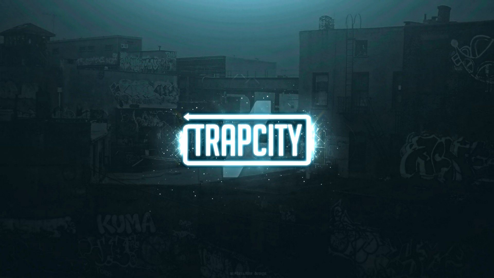 Trapcity, tipografía HD, fondos de pantalla 4k, imágenes, fondos, fotos