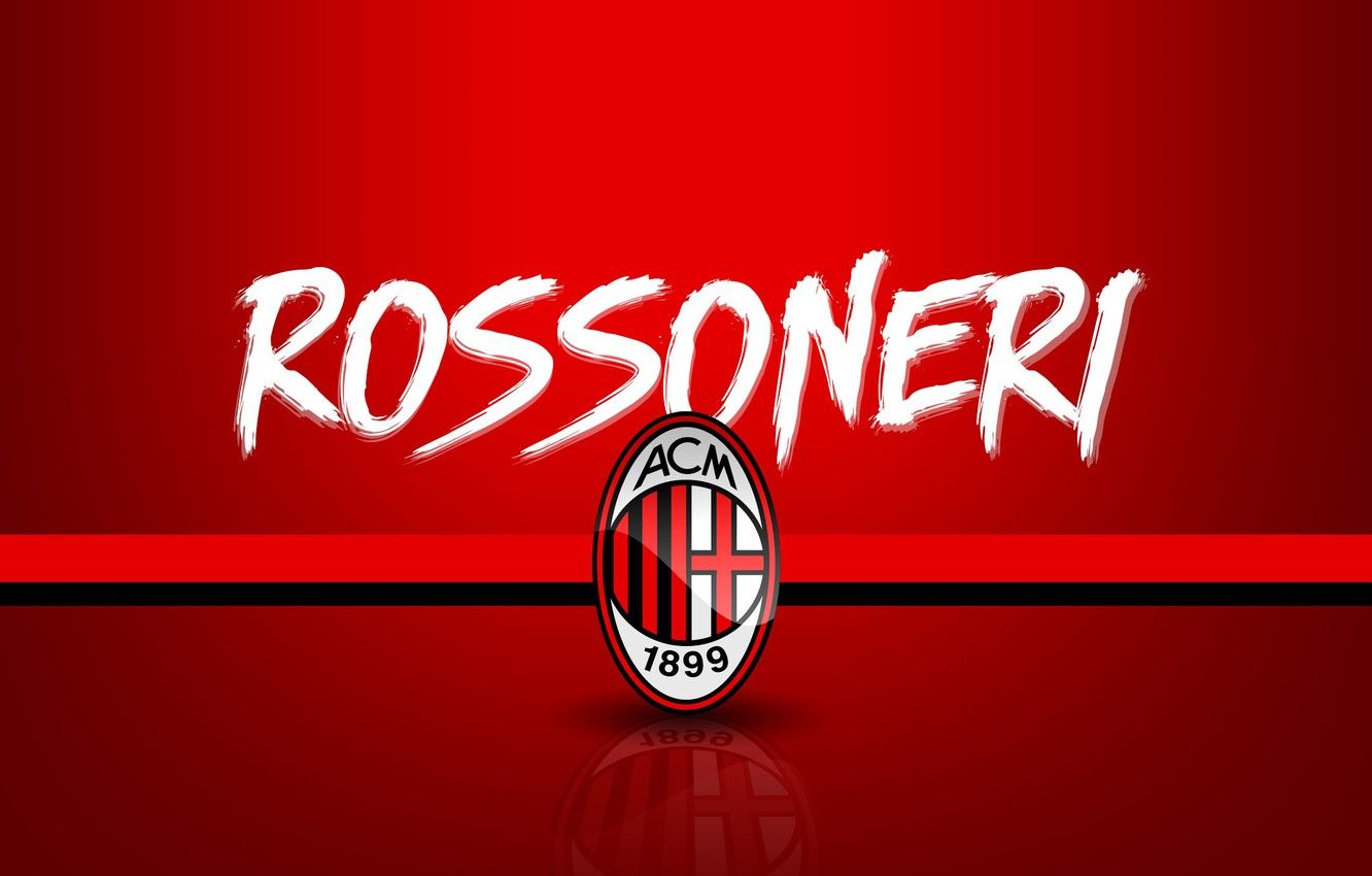 Fondo de pantalla, deporte, logotipo, fútbol, Serie A, AC Milan