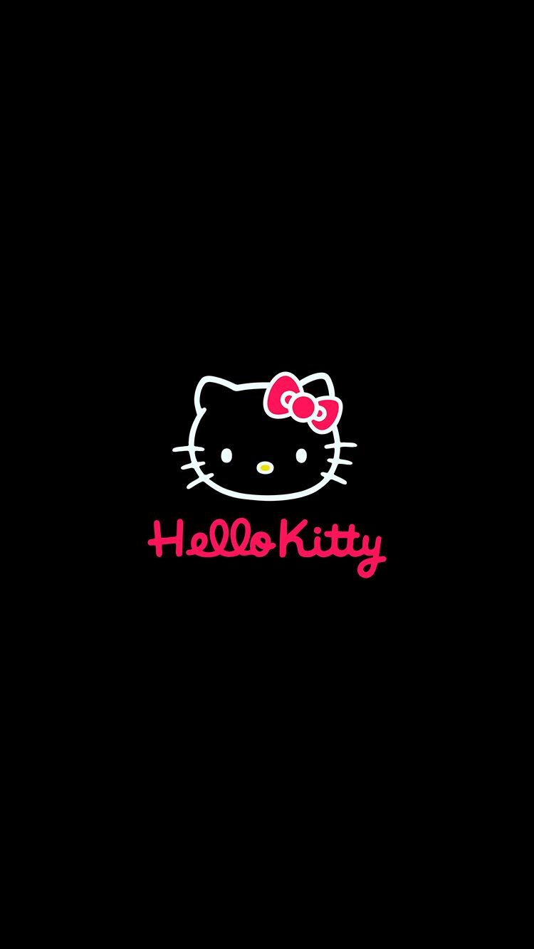 iPhone7papers.com | iPhone7 fondo de pantalla | aq68-hello-kitty-logo-art