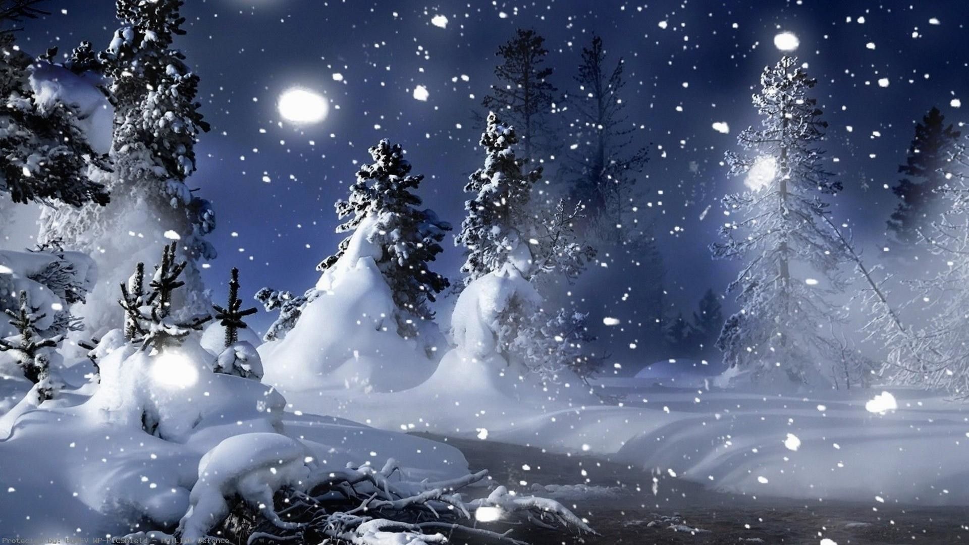 Christmas Tree Snow Wallpaper (más de 73 imágenes)