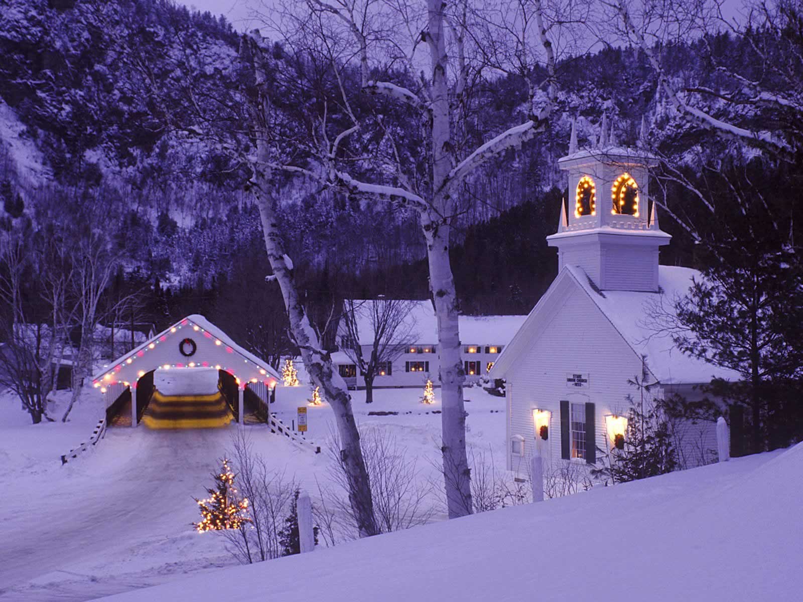 A Country Christmas Stark New Hampshire - Paisajes navideños