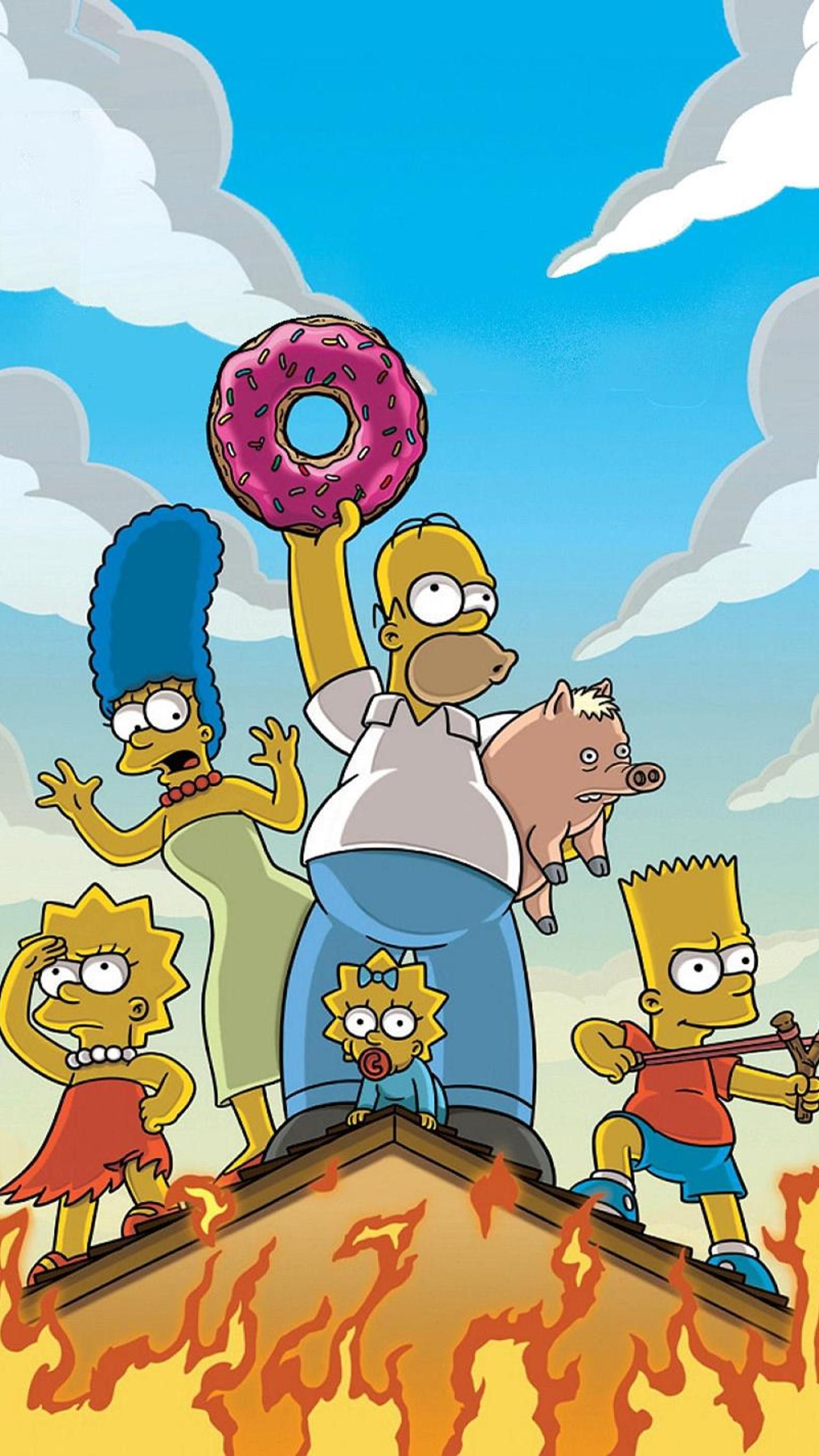 The Simpsons Movie (2007) Fondos de pantalla de teléfono en 2019 | fondo de pantalla | Los