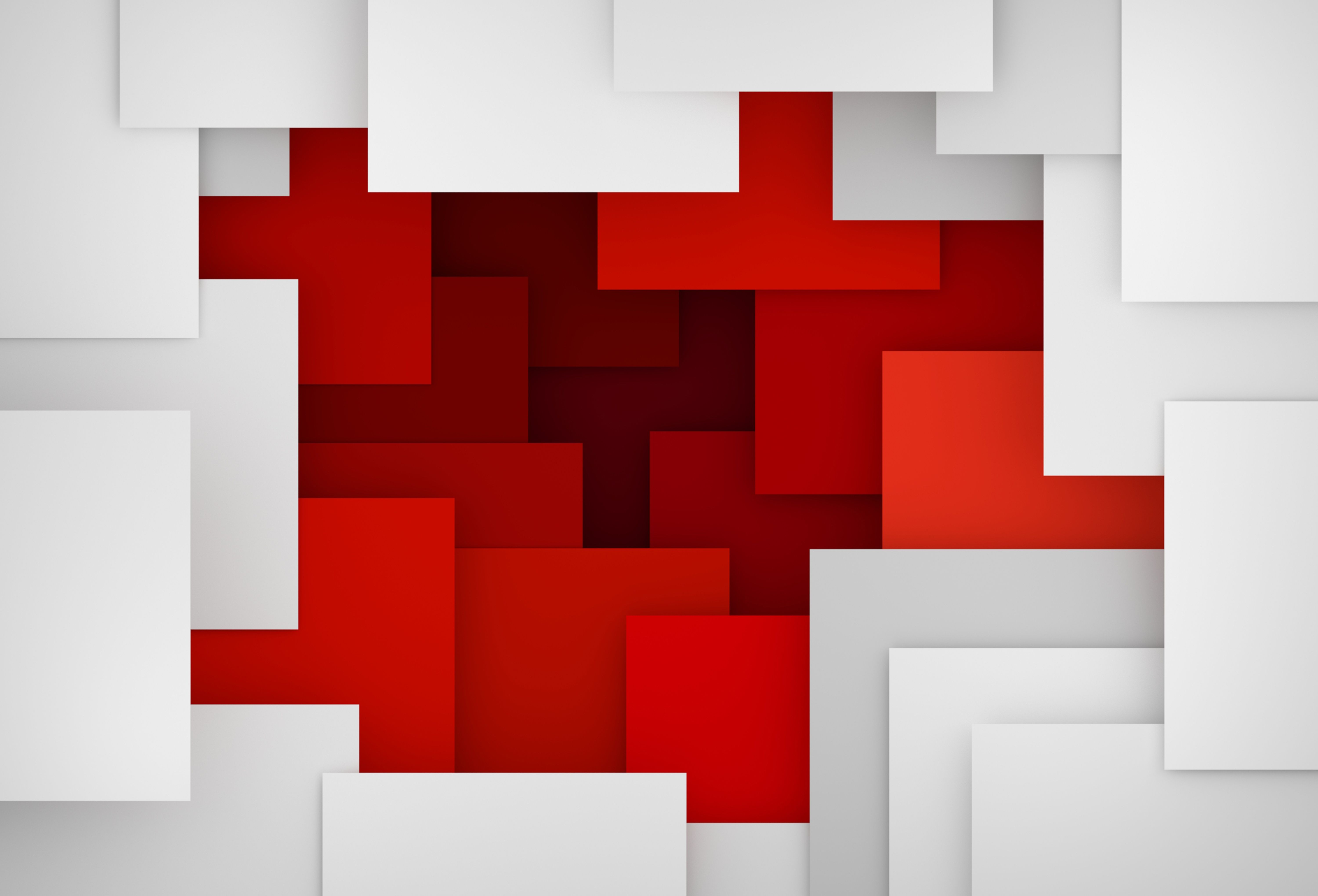 Geometría artística rojo blanco, HD abstracto, fondos de pantalla 4k, imágenes
