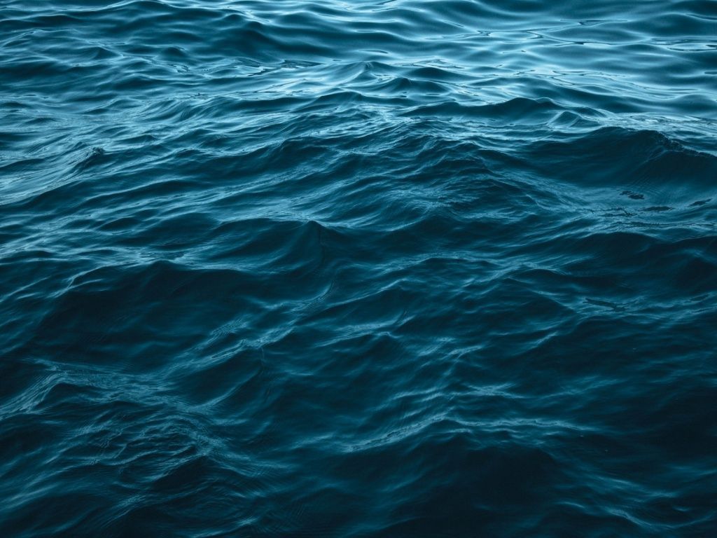 Pretty Deep Blue Ocean Waves HD Fondos de Escritorio | Teléfono y