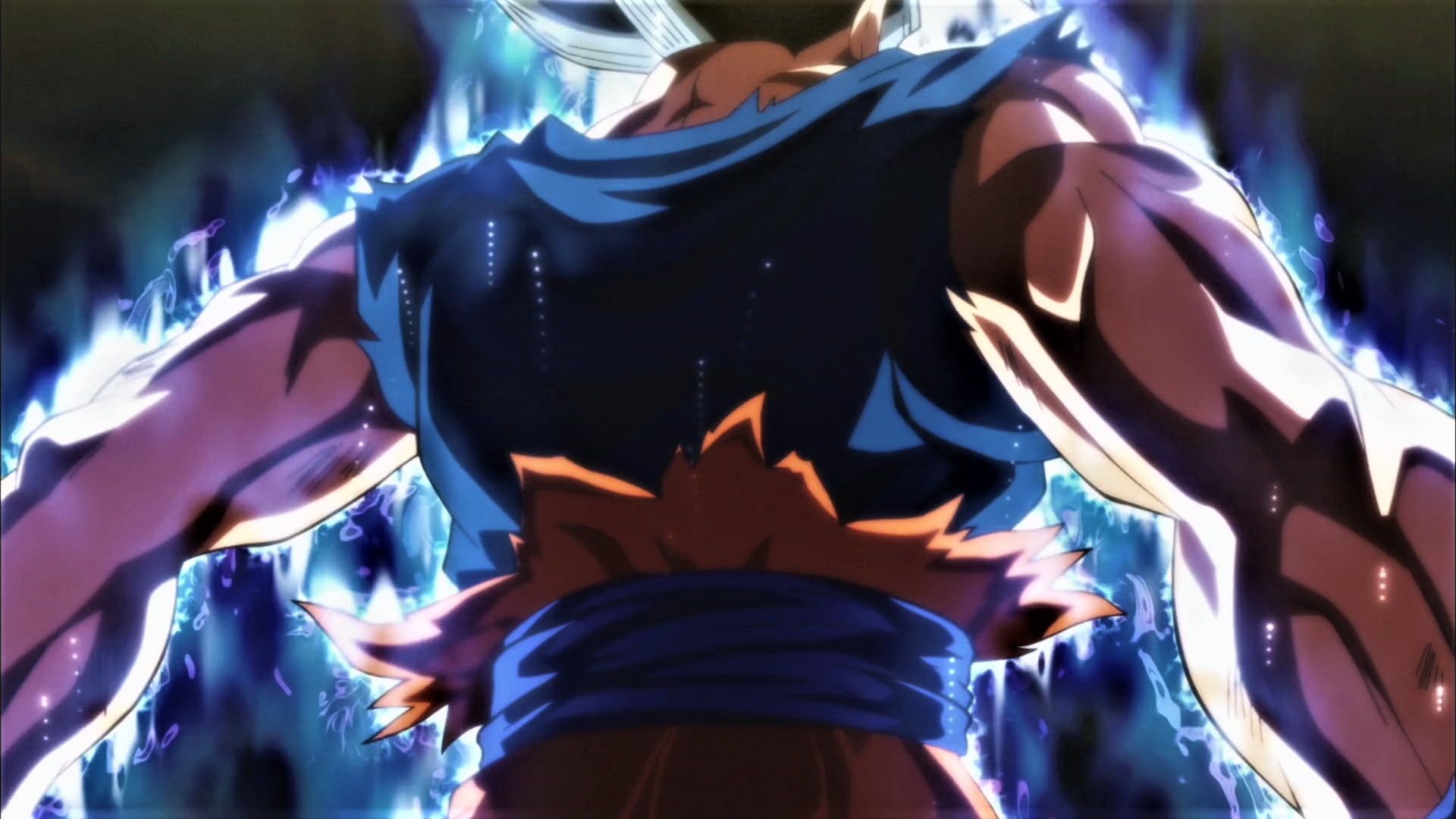 Dragon Ball Son Goku ultra instinto ilustración, Super Saiyan Blue