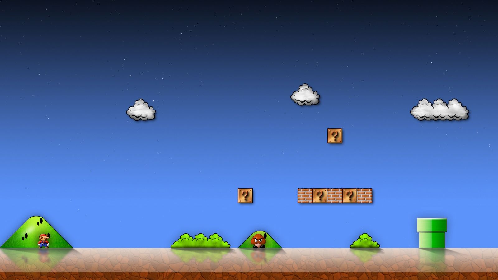 Descargar gratis Super Mario Bros fondo de pantalla hd [1600x1200] para tu