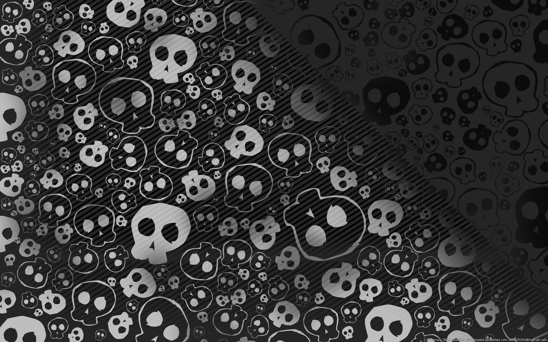 Descargue el fondo de pantalla de Gray Scale Skulls, iPhone de Gray Scale Skulls