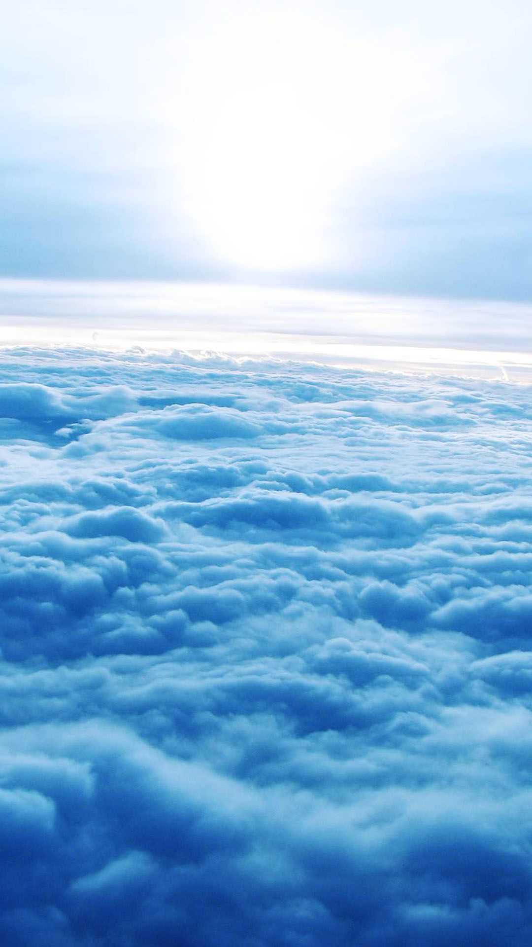 Soft Blue Clouds Aerial fondos de pantalla de Android