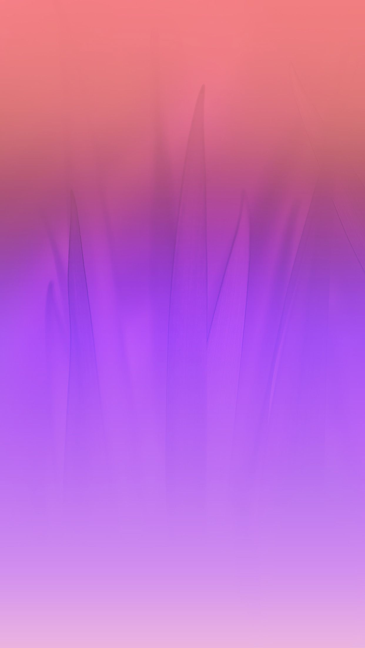 Soft Blue Nature Purple Pink Leaf Pattern fondo de pantalla de Android