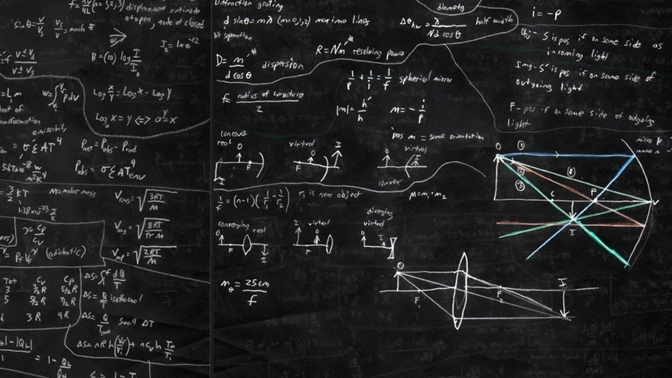 Descargar Blackboard And Math Mac Wallpaper | Fondos de Mac gratis