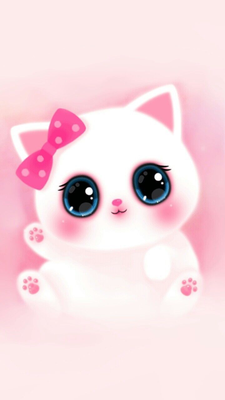 Pink Cute Girly Cat Melody Fondos de pantalla para iPhone | aqsa | Fondos lindos