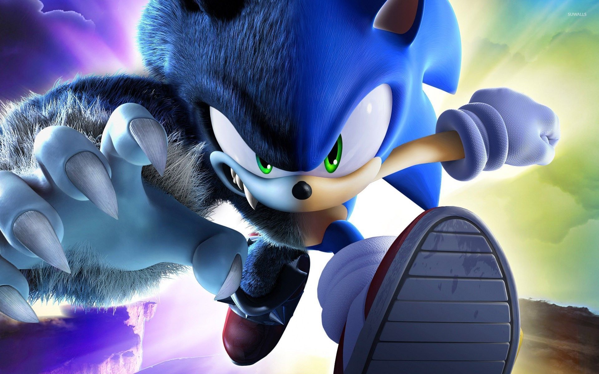Fondo de pantalla de Angry Sonic the Hedgehog - Fondos de pantalla de juegos - # 52406