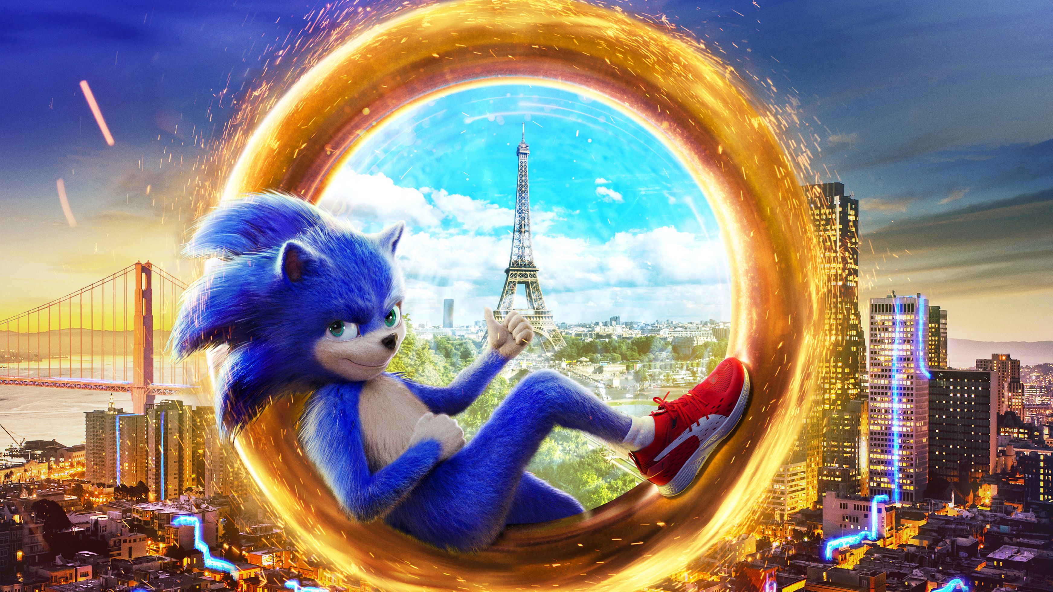 2019 Sonic The Hedgehog 4k, películas HD, fondos de pantalla 4k, imágenes