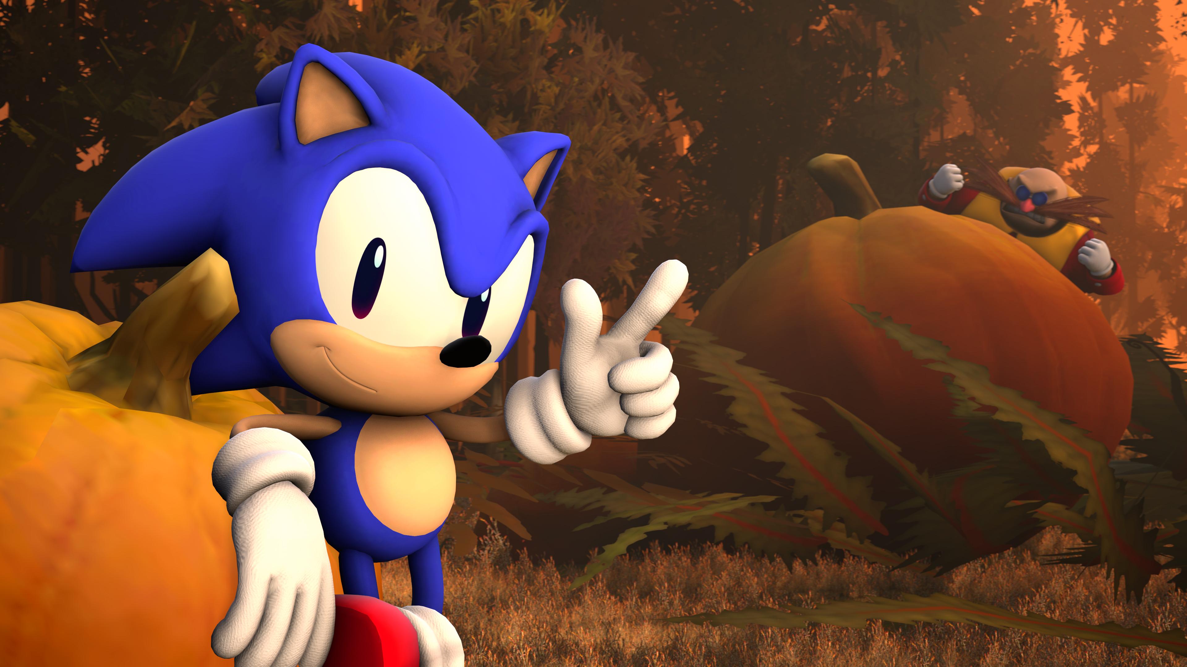 SFM] Sonic Autumn 4K Wallpaper: SonicTheHedgehog
