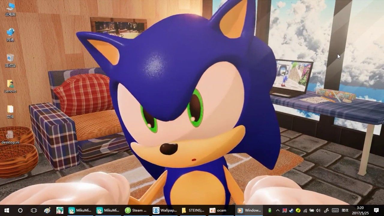 Vista previa de Wallpaper Engine Sonic Room