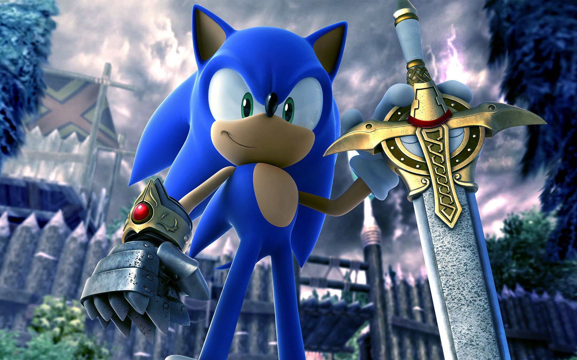Fondos de Sonic & The Black Knight - Sonic y The Black Knight