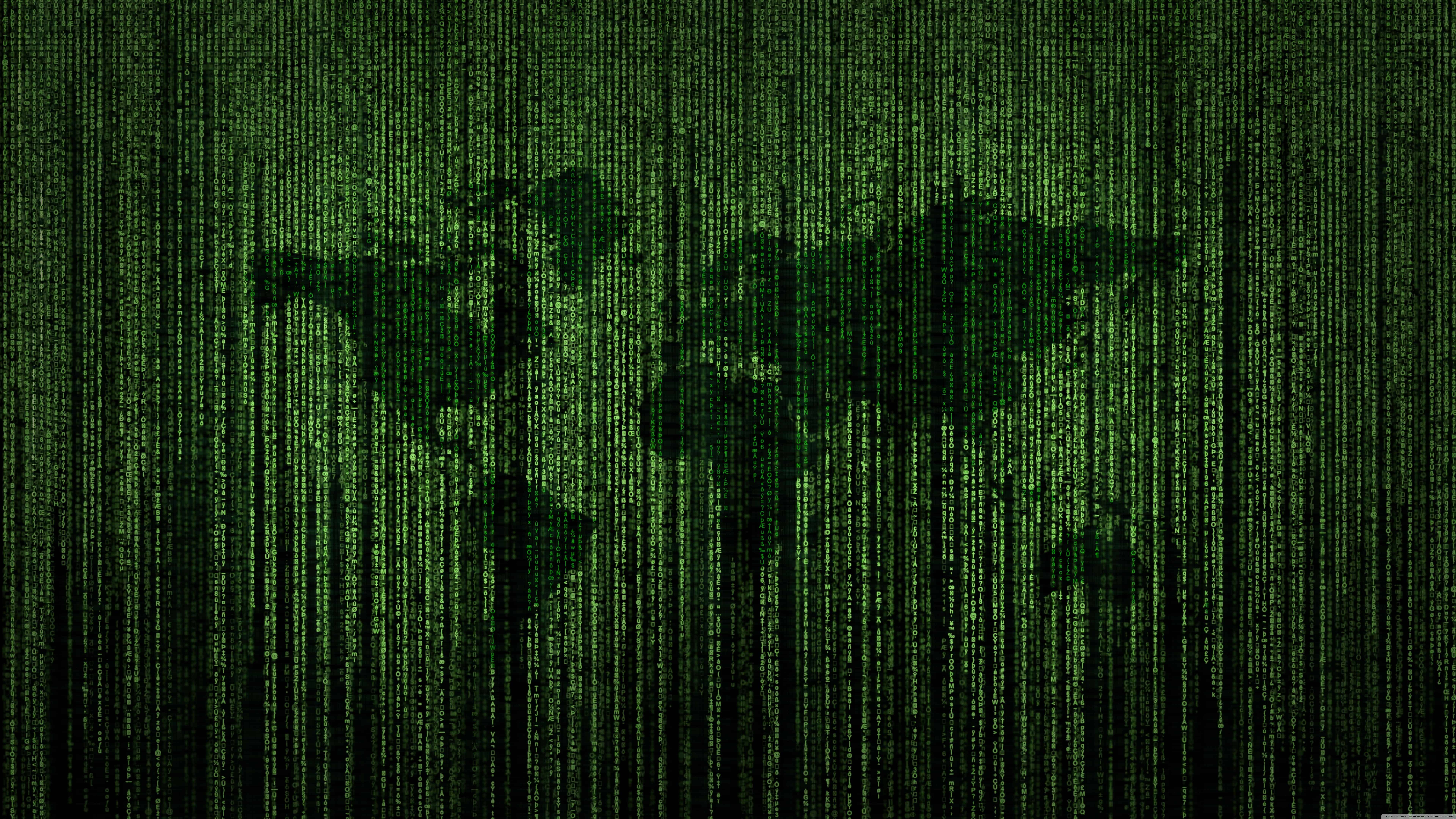 Green Matrix Code World Map UHD 8K Fondo de pantalla | Pixelz