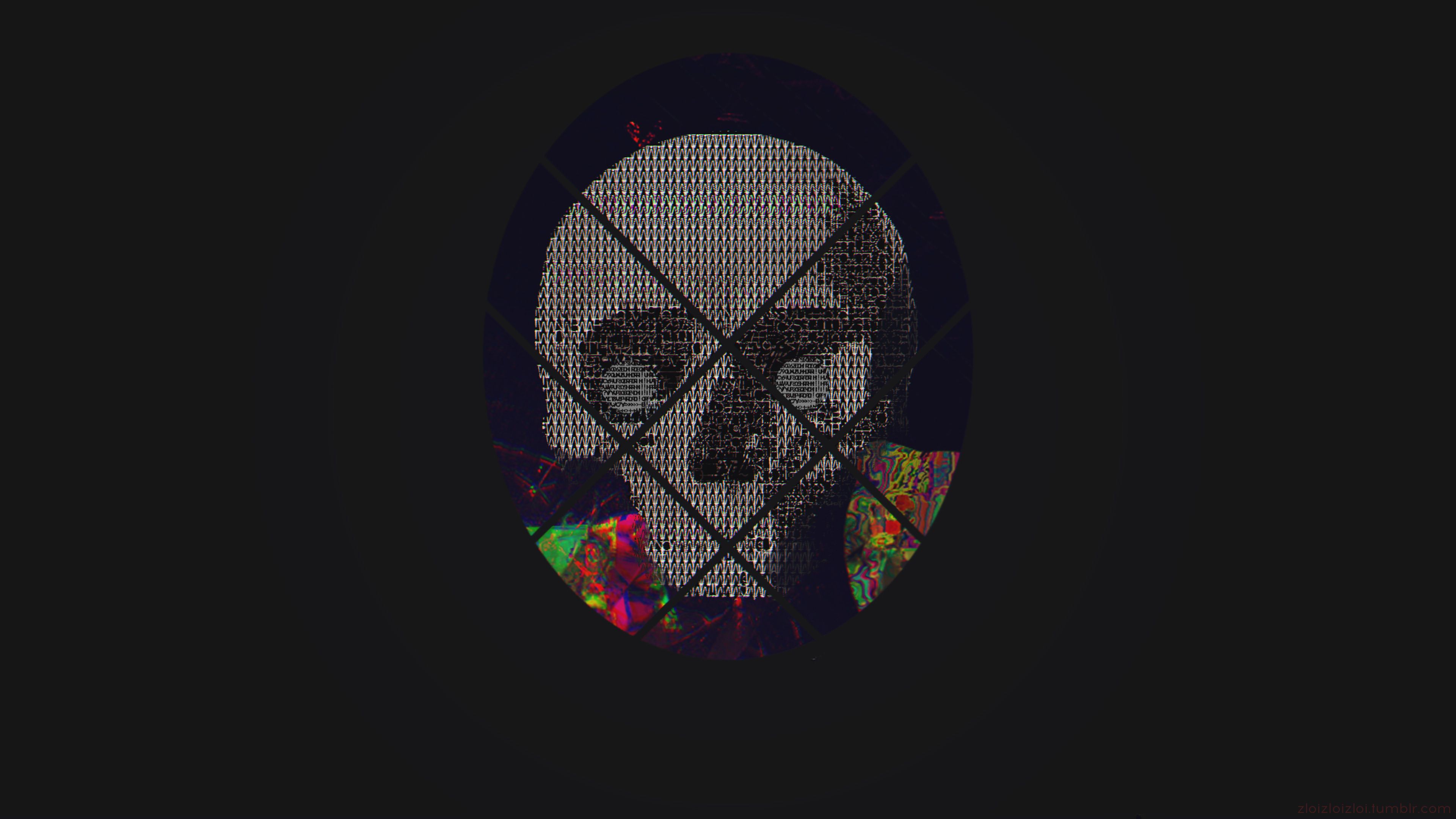 Skull Abstract Art 4k, artista HD, fondos de pantalla 4k, imágenes, fondos