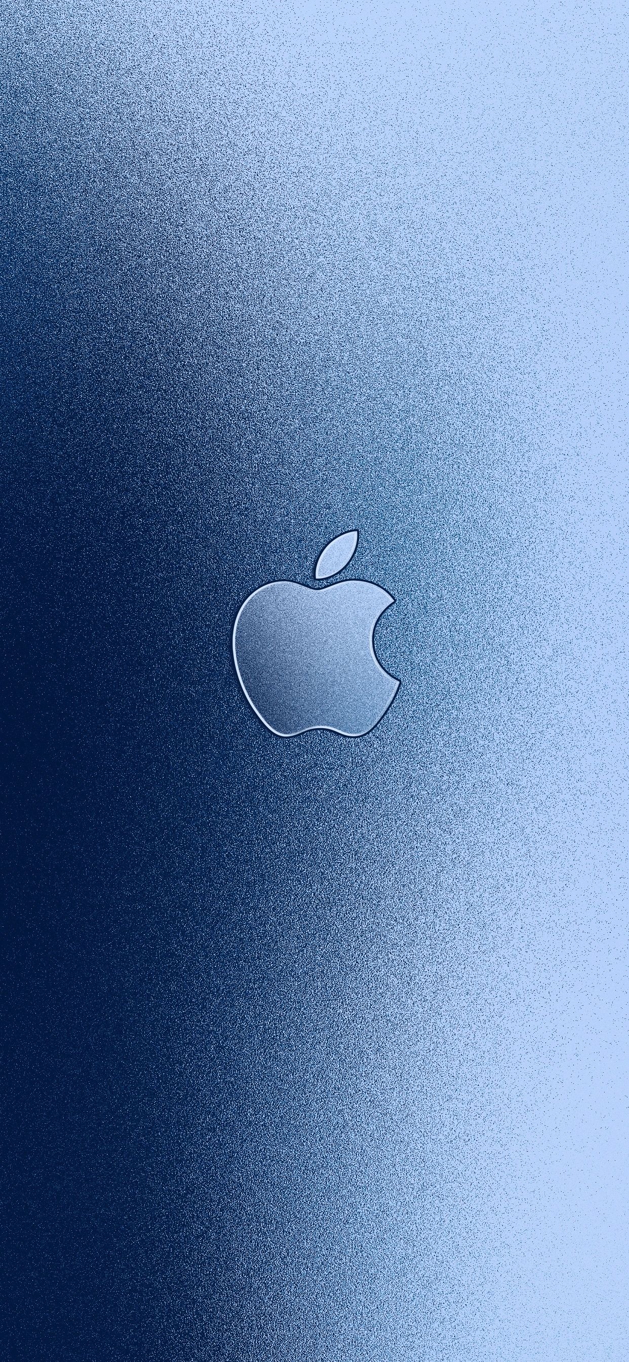 Fondos de aluminio con el logo de Apple para iPhone