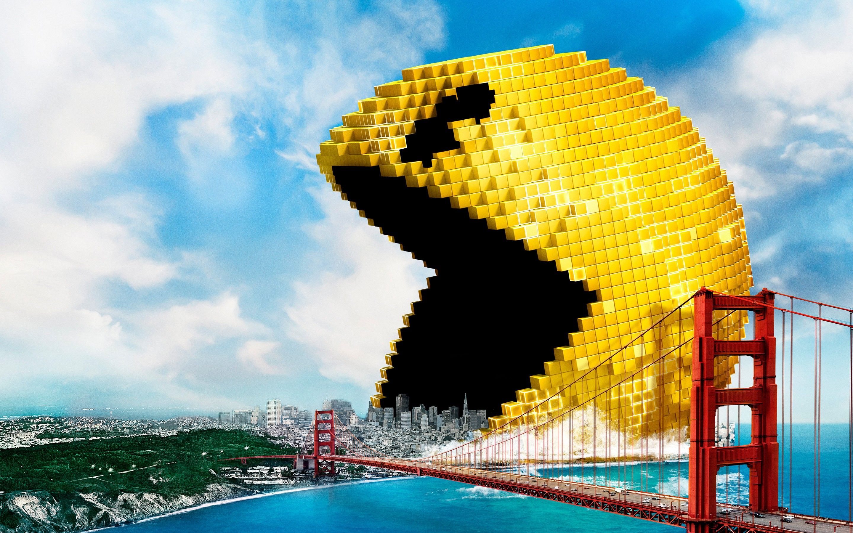 Pac Man Pixels, artista HD, fondos de pantalla 4k, imágenes, fondos