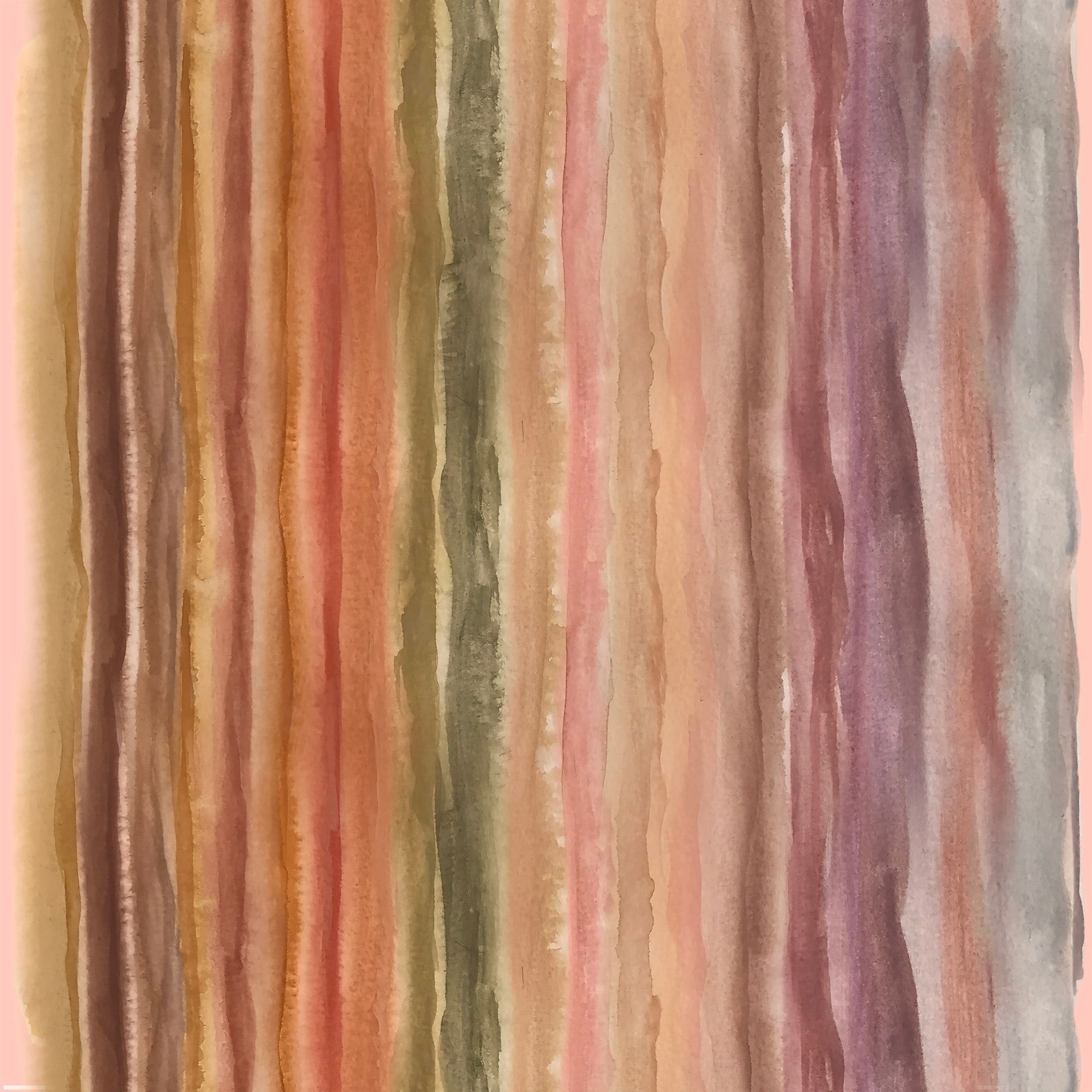 Papel pintado Desert Stripes - Contemporáneo rústico / folk