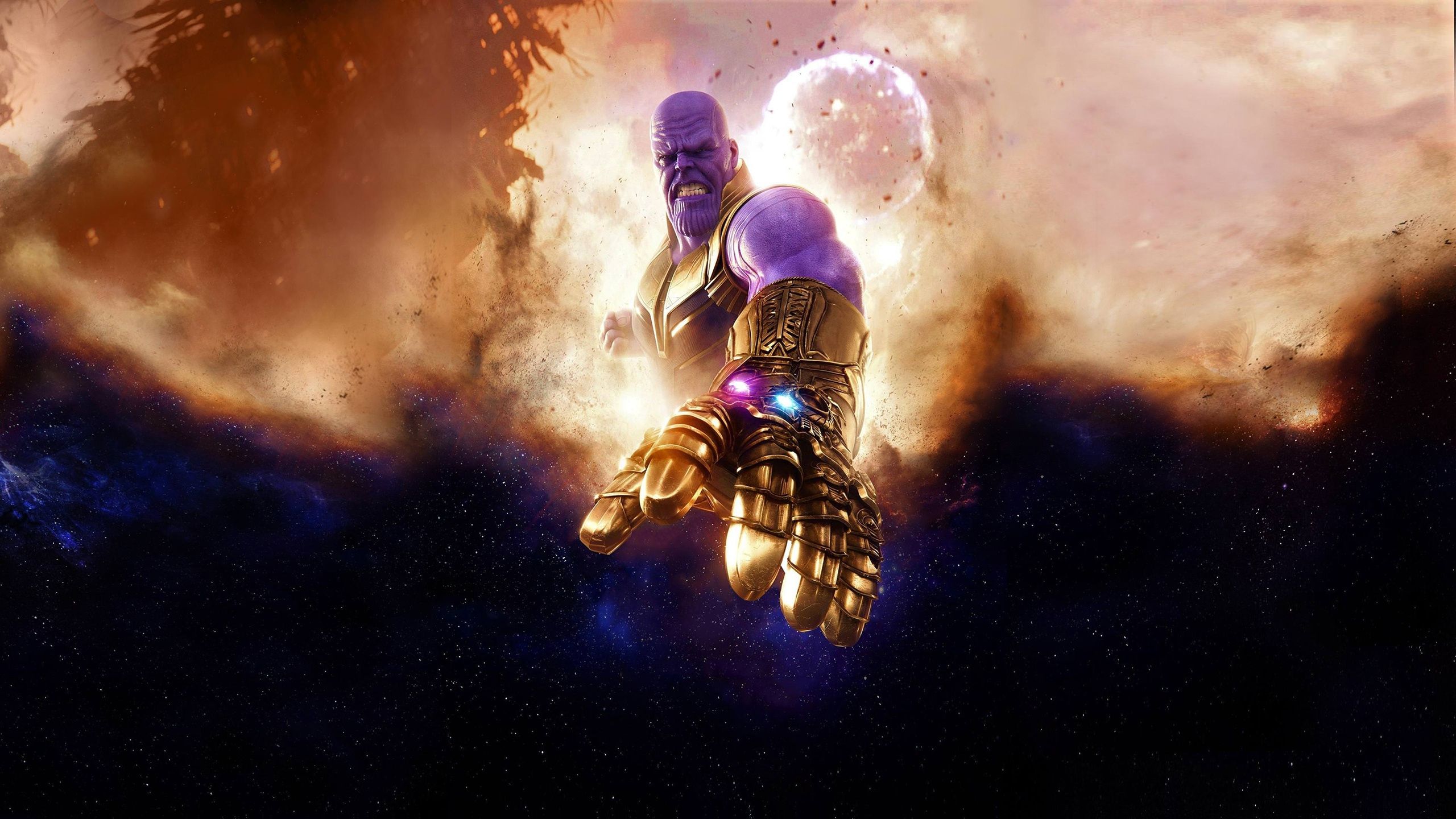 Descargar 2560x1440 Thanos, Avengers: Infinity War Wallpapers para