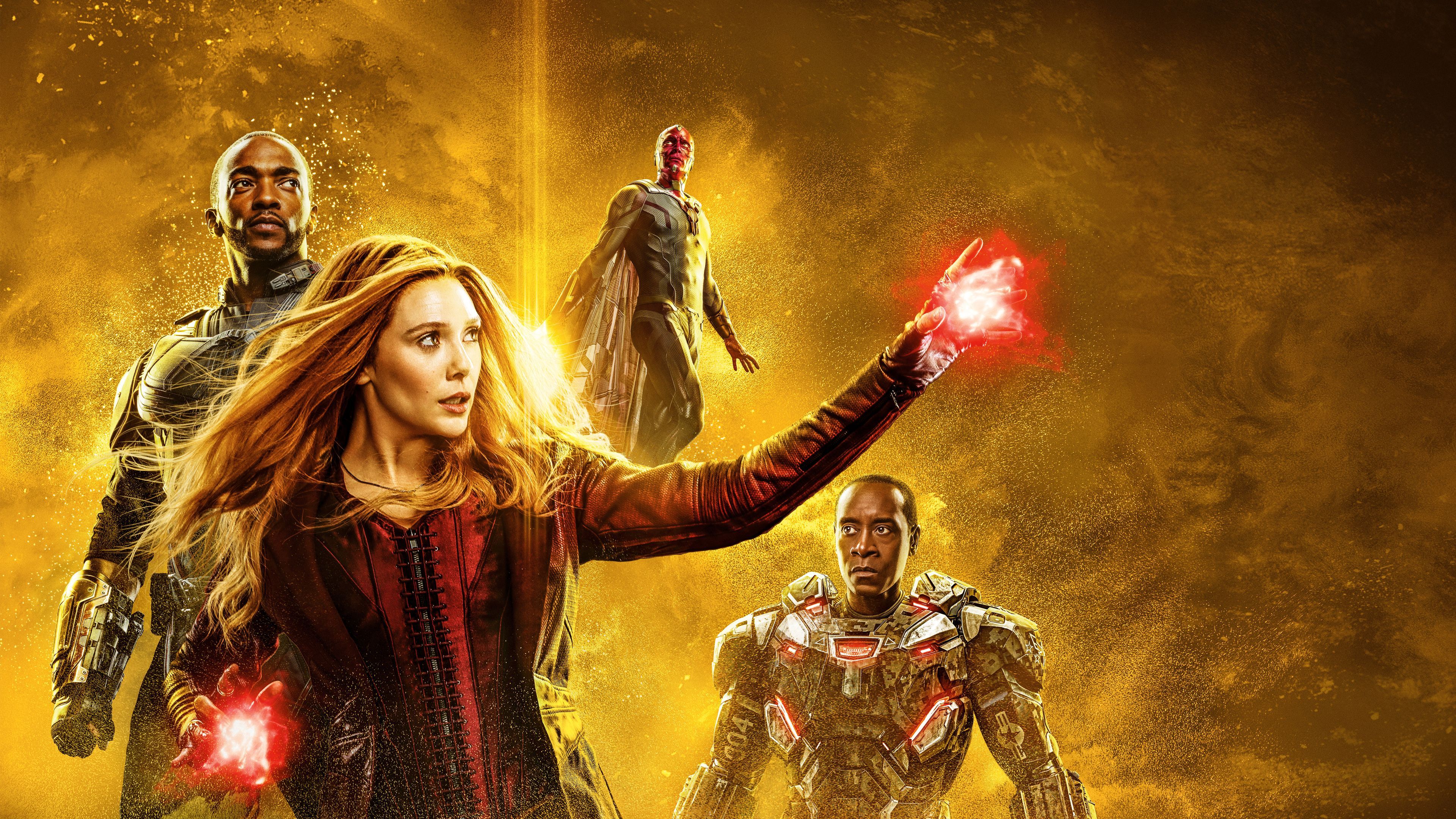 Avengers Infinity War Mind Stone Poster 4k war machine fondos de pantalla