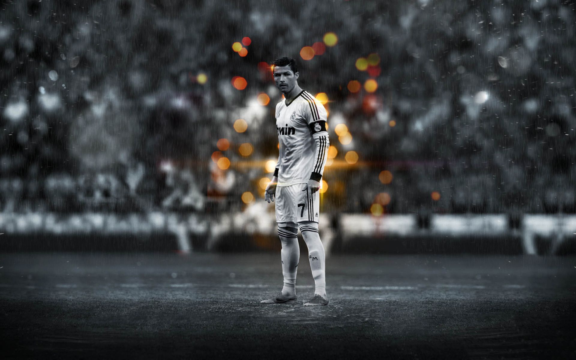 Christiano Ronaldo Real Madrid Field Shot Fondo de Escritorio