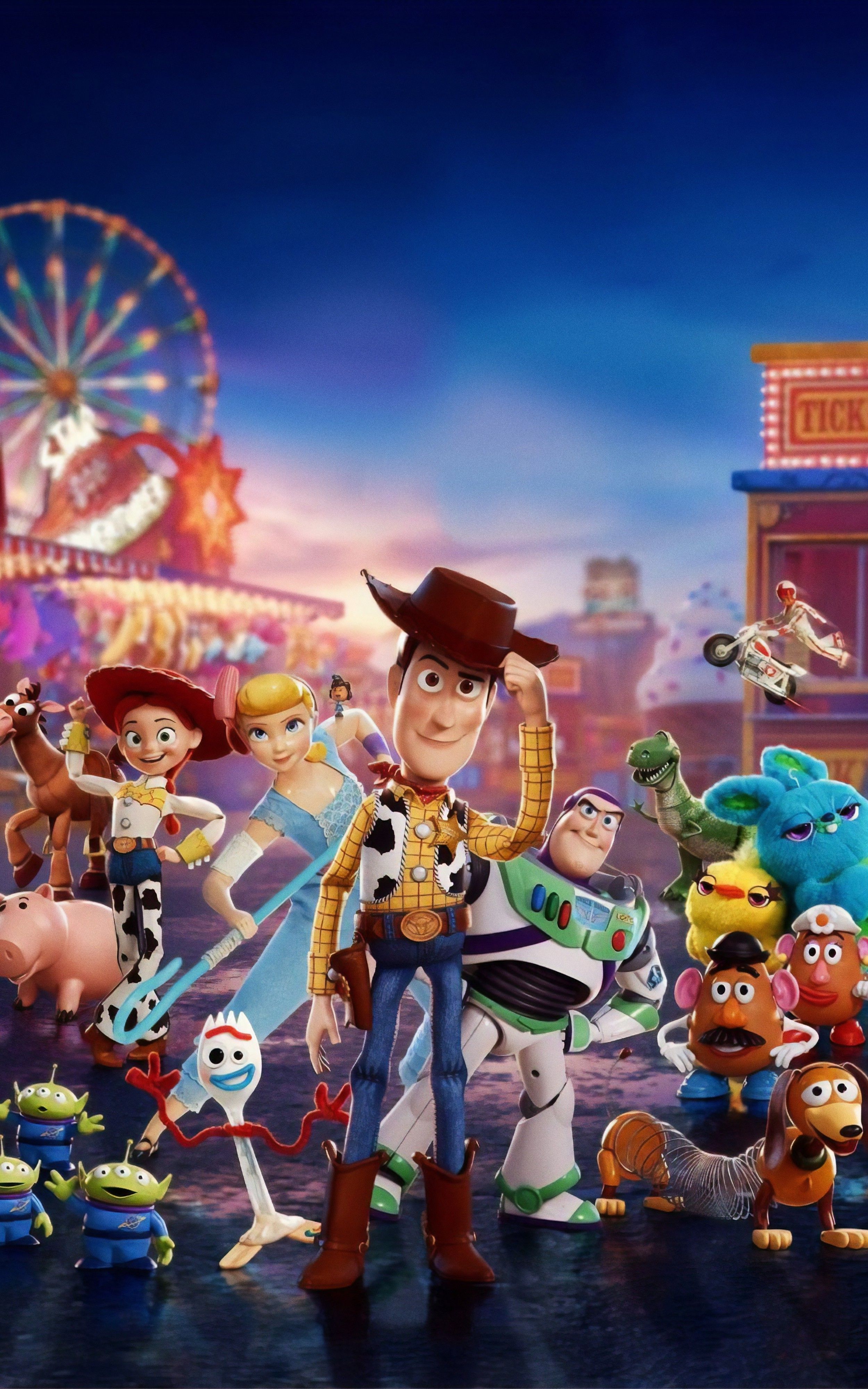 Toy Story 4 iPhone Fondos de pantalla | Hubs de papel tapiz