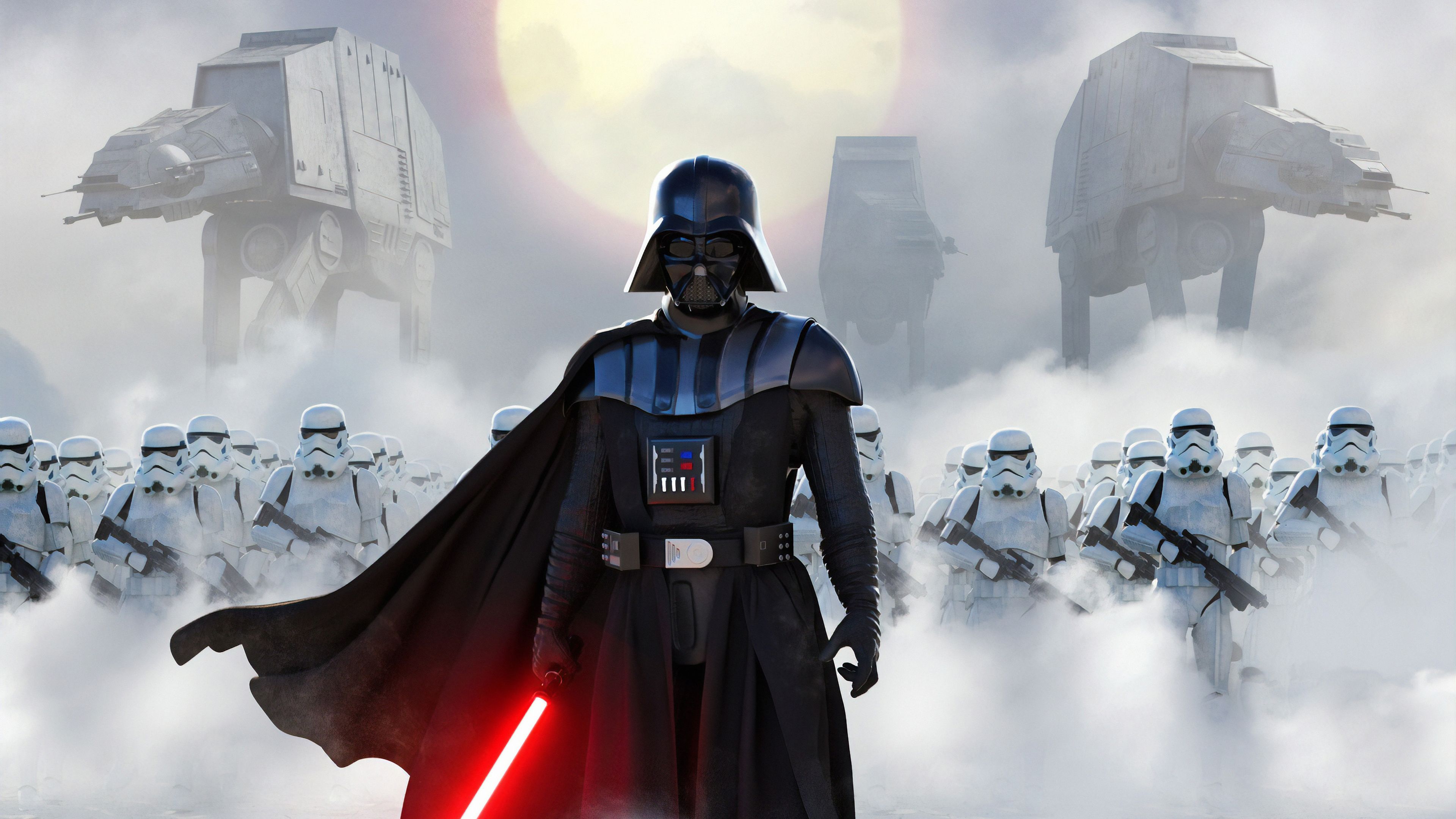 4k Darth Vader, artista HD, fondos de pantalla 4k, imágenes, fondos