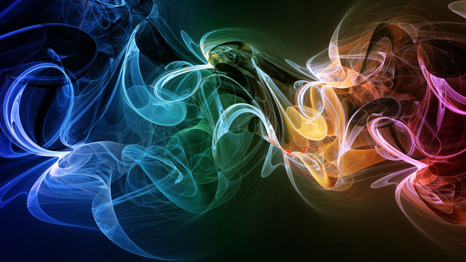 Smoke Multicolor Wallpaper Fondo de pantalla abstracto | WallpaperLepi