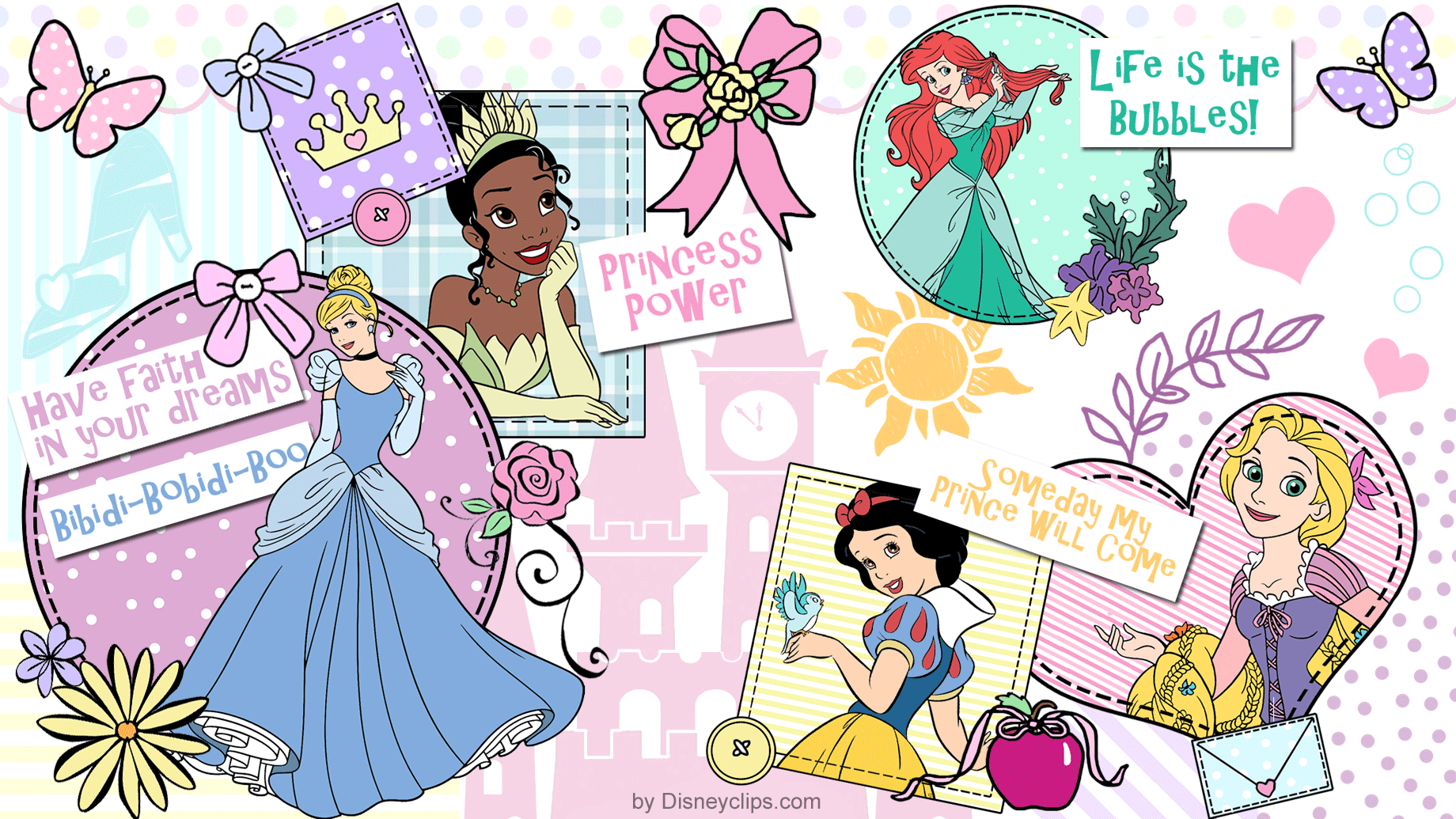 Disney Princess Wallpaper | Disneyclips.com