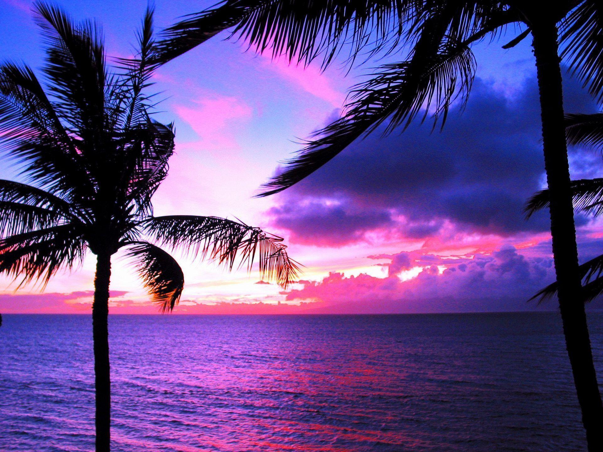 Hawaii Sunset Wallpapers - Cueva de fondo de pantalla