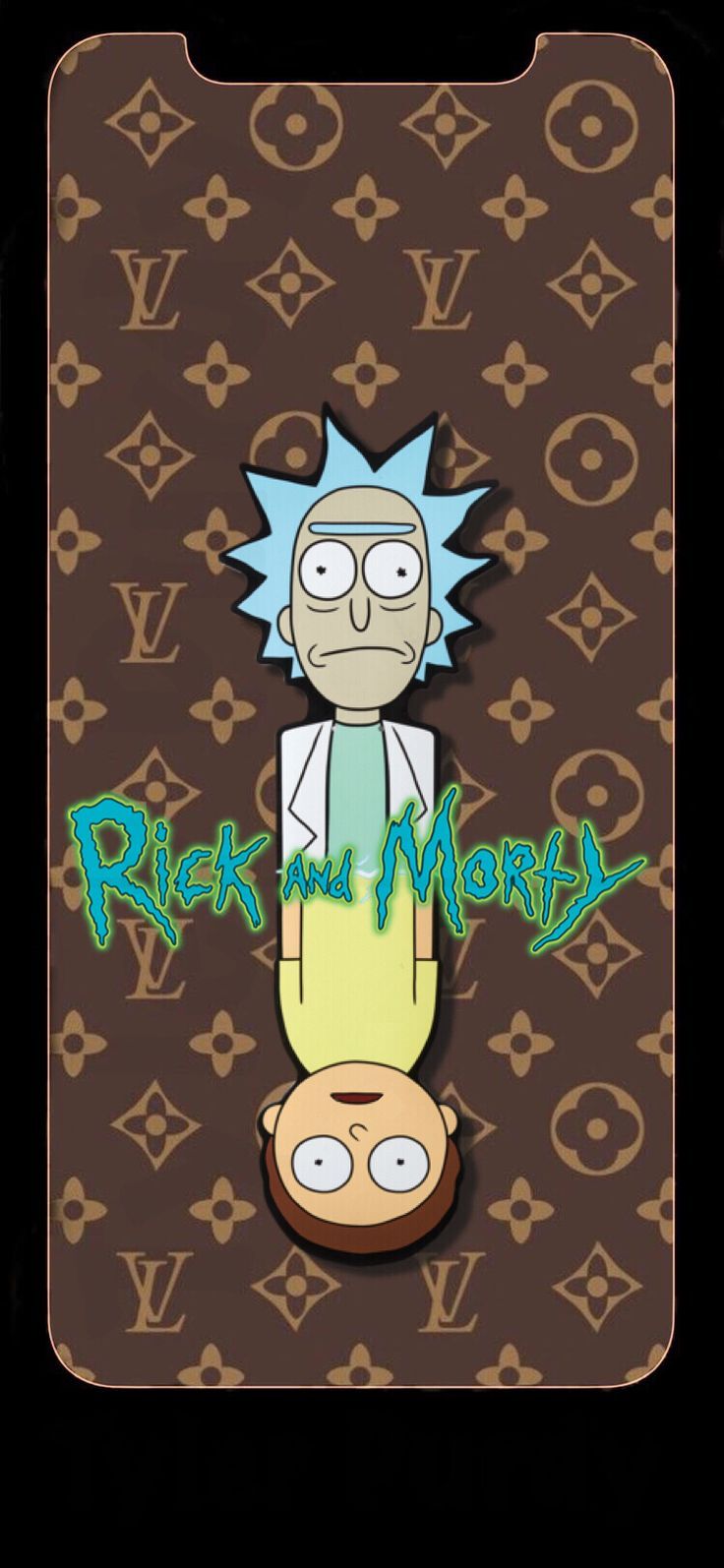 Rick and Morty Wallpaper iphone: Rick y morty Louis Vuitton