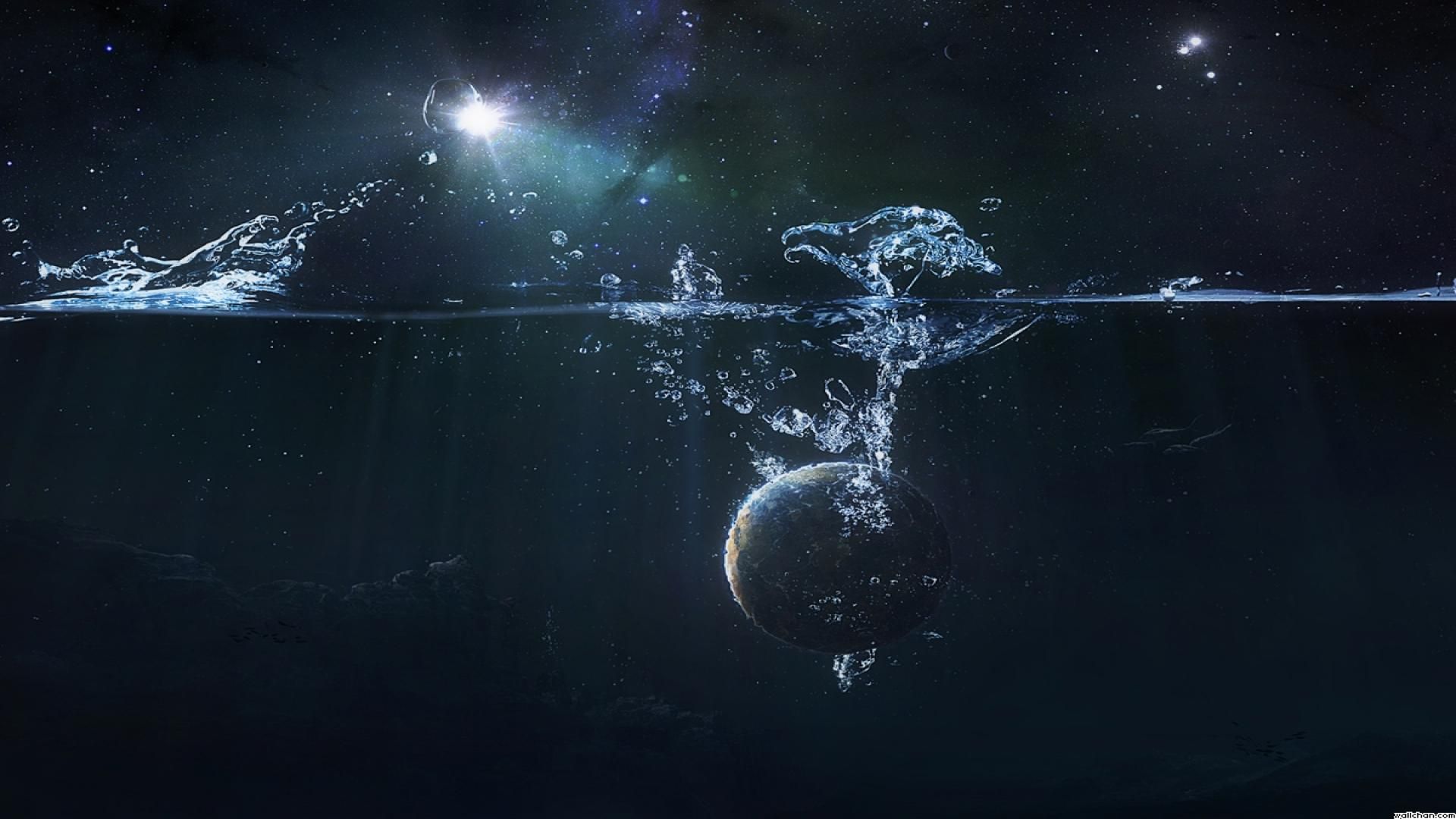 water / Earth abstract space - Space Wallpaper (33309156) - fanpop