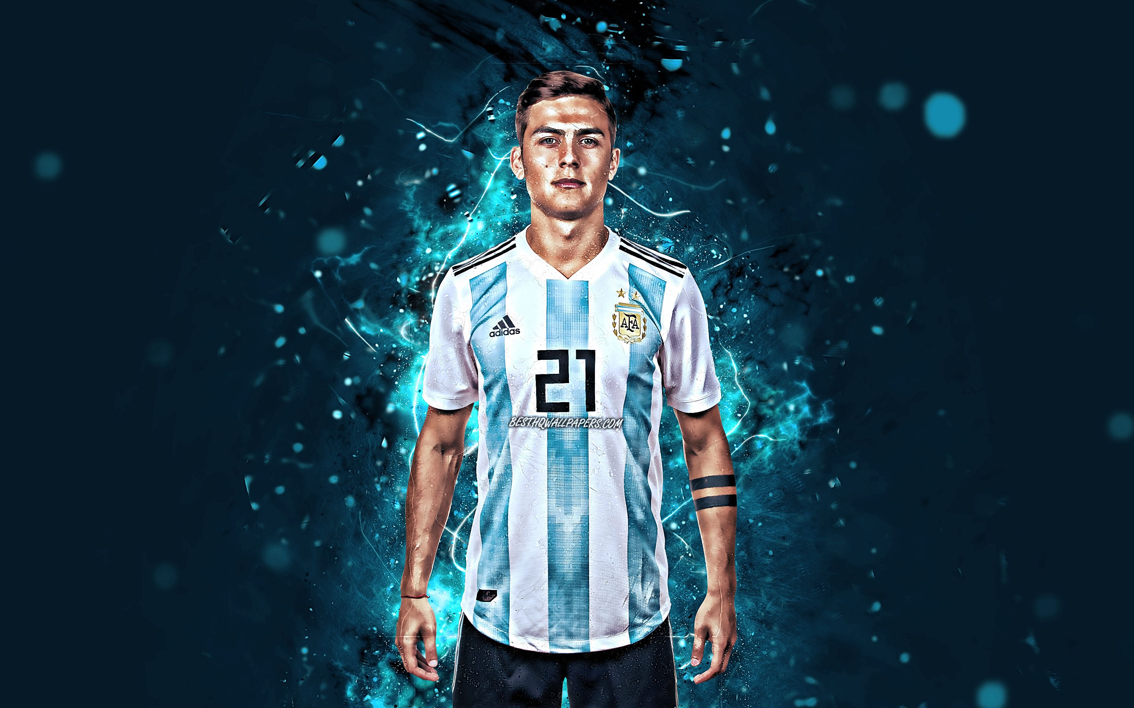 Descargar fondos de pantalla Paulo Dybala, 4k, Selección Argentina